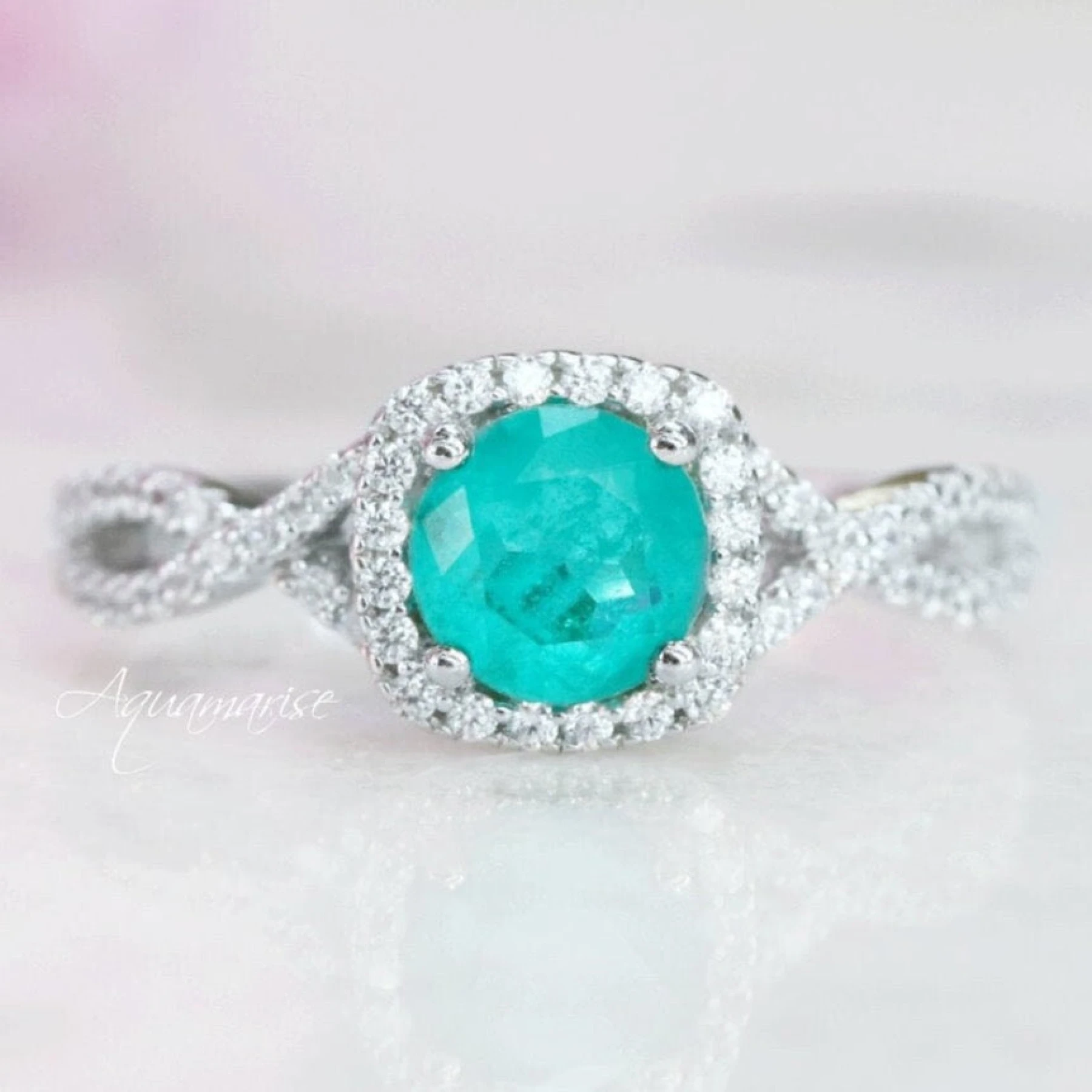 Lana Paraiba Tourmaline Ring- Sterling Silver