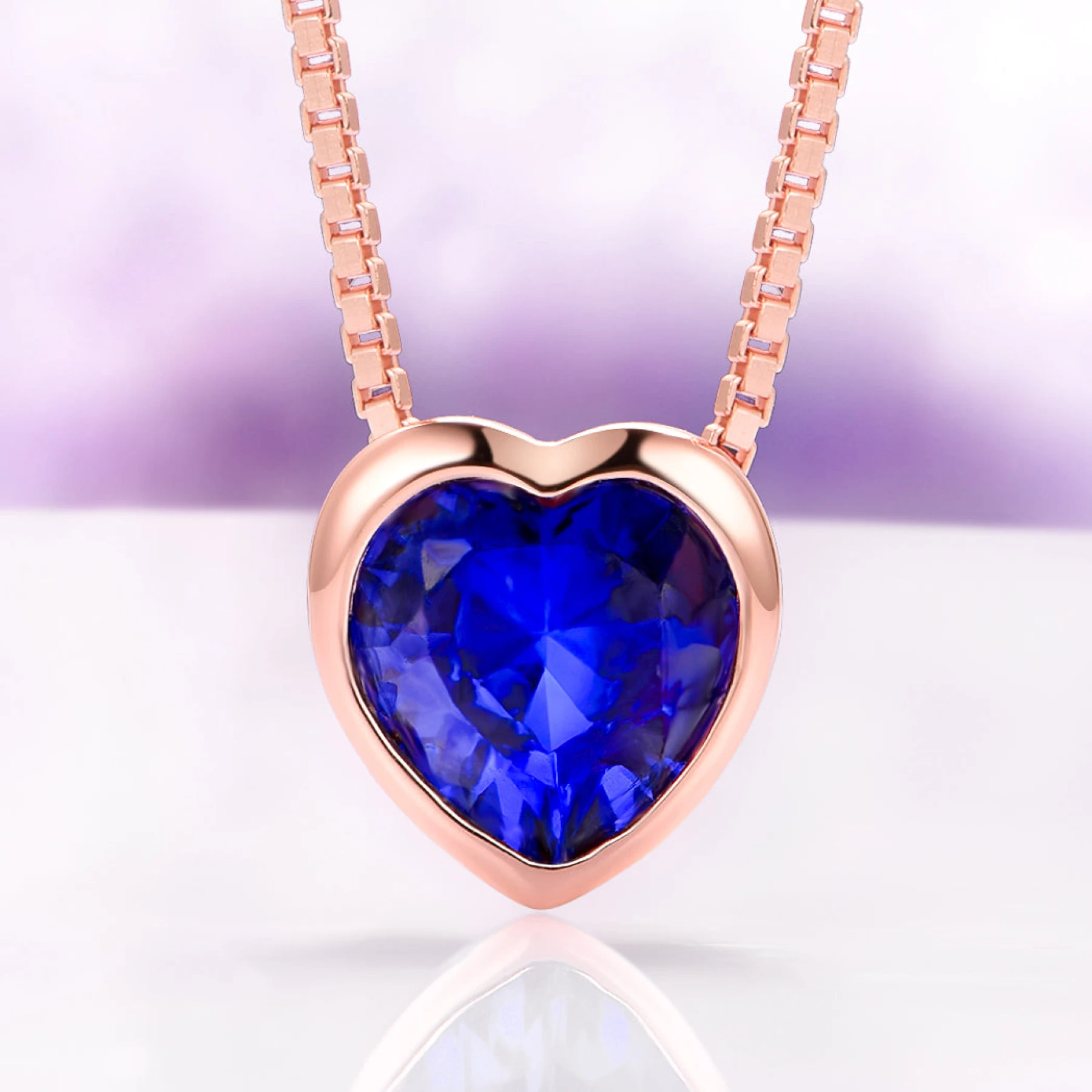 Heart Necklace in Vermeil