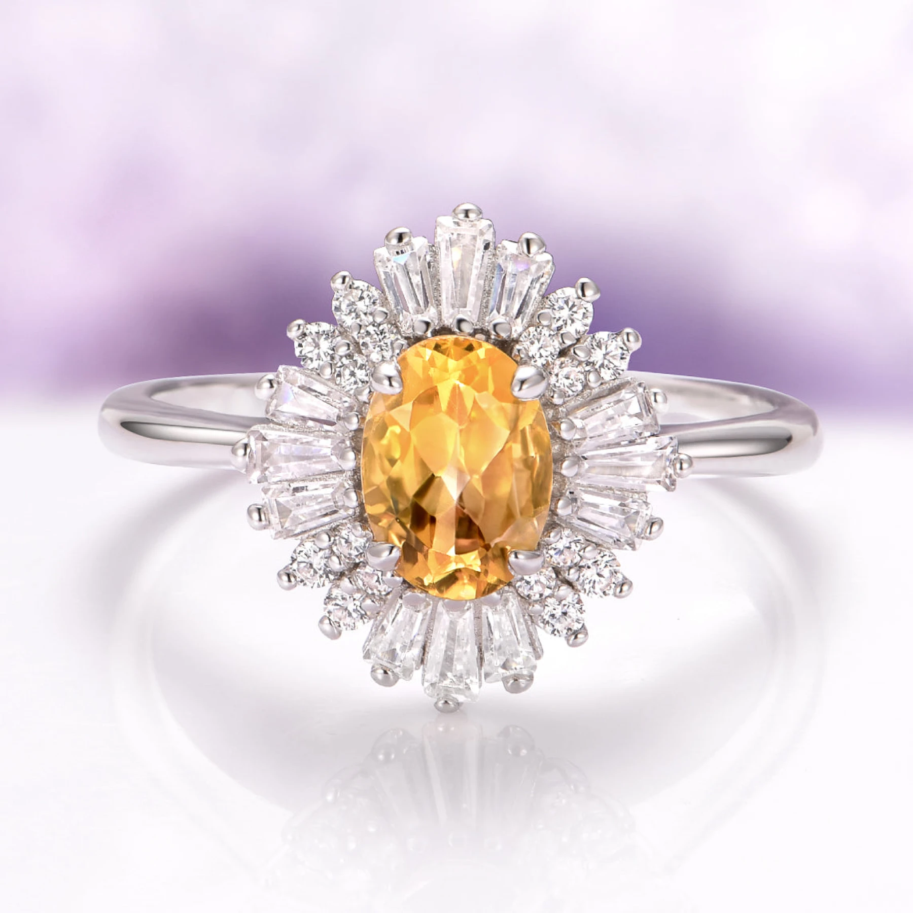 Victoria Natural Citrine Ring