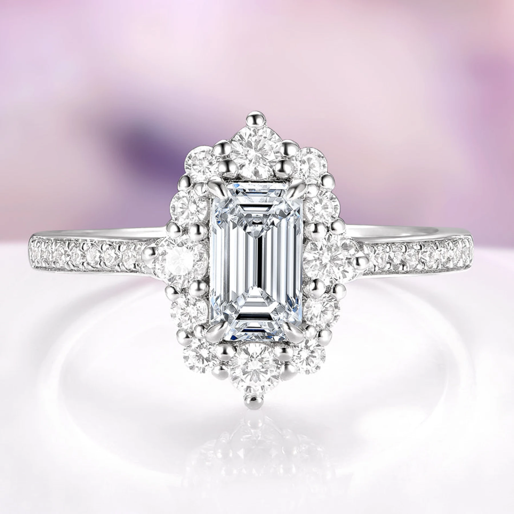 Emerald Cut Engagement Ring