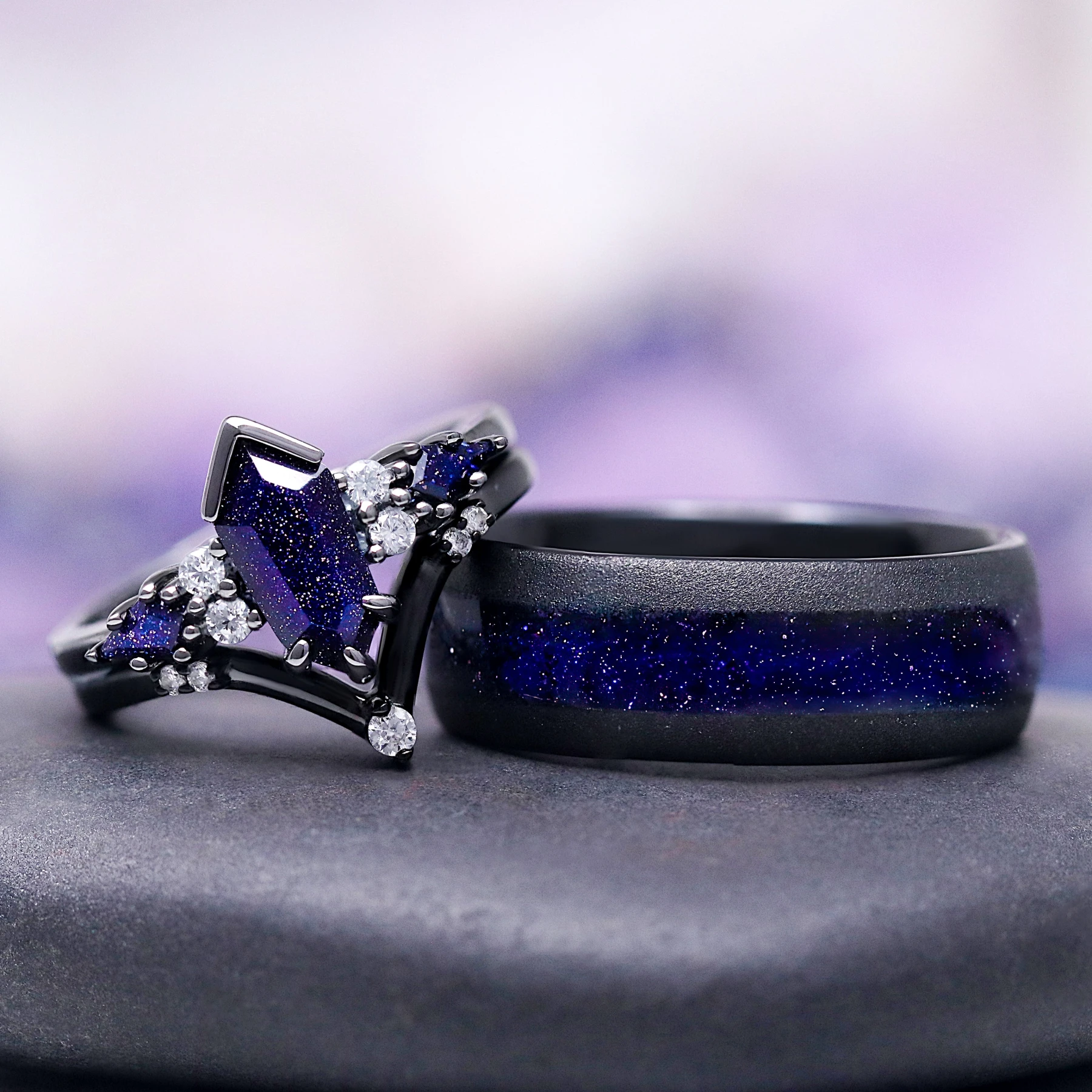 Starry Night® Couples Ring Set