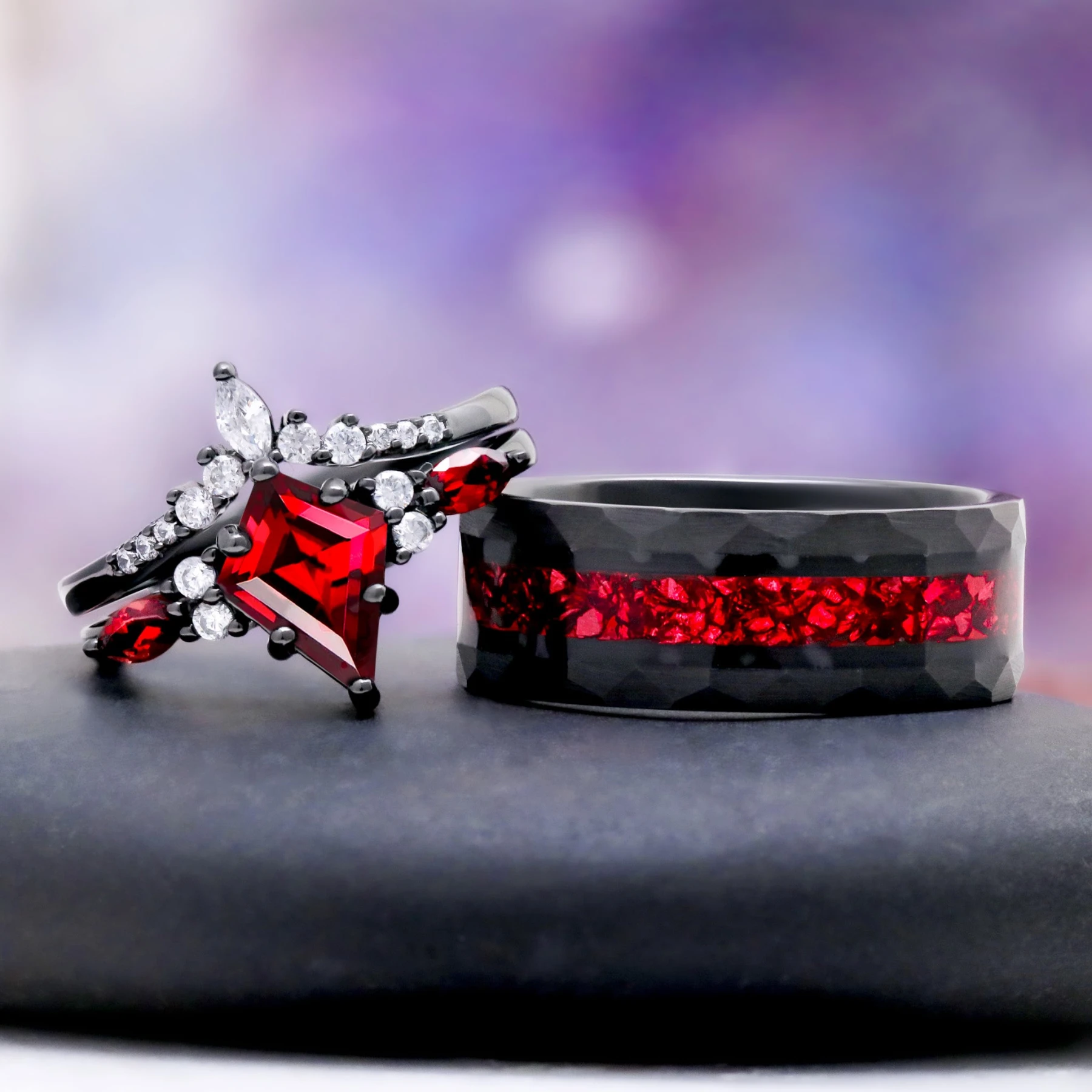 Skye Kite® Natural Couples Ring Set