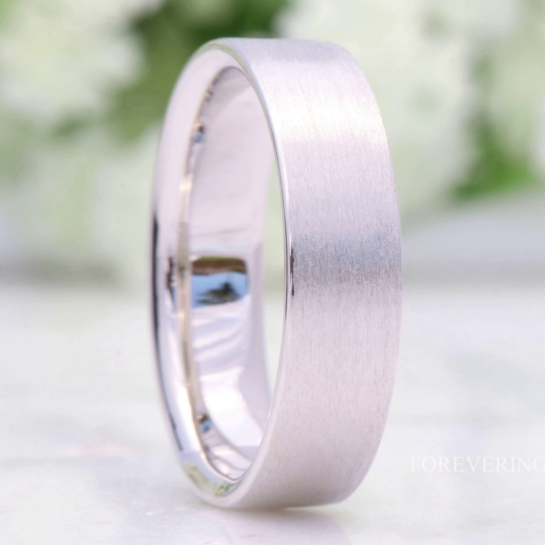 925 Sterling Silver Wedding Band, 6mm Band, No Plating