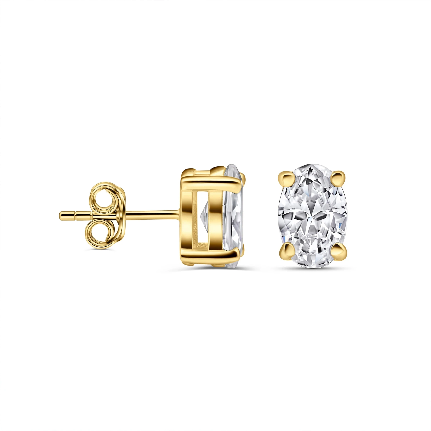 Mini Oval Studs - view 2