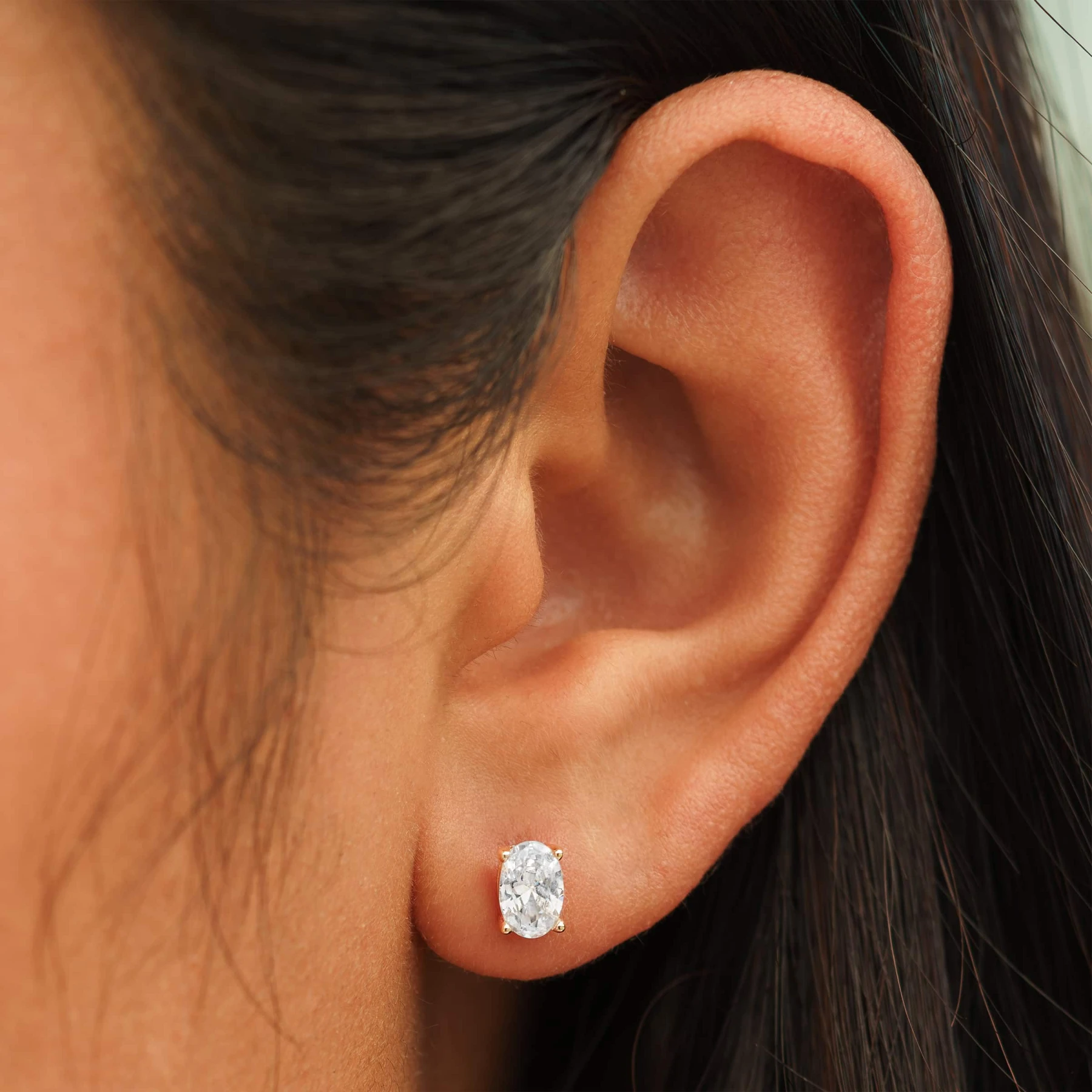 Mini Oval Studs - view 5