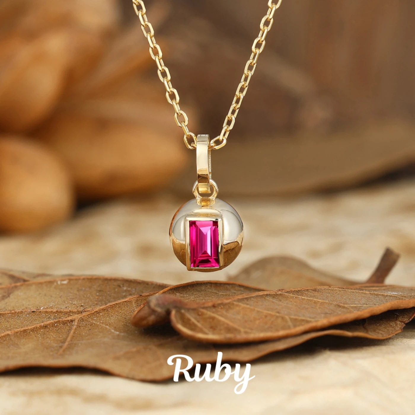 Art deco Moss Agate Inlay Orb Pendant Necklace Anniversary Gift For Women - view 5