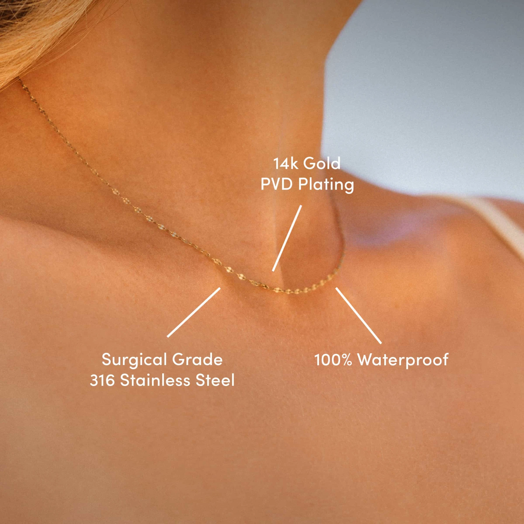 The Shiloh Necklace - Gold - view 2