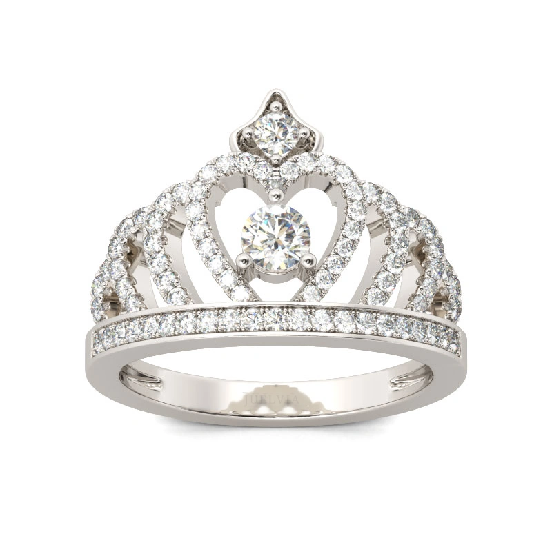 Classic Crown Sterling Silver Ring