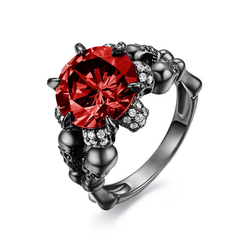 Cool Black Round Cut Sterling Silver – view 3