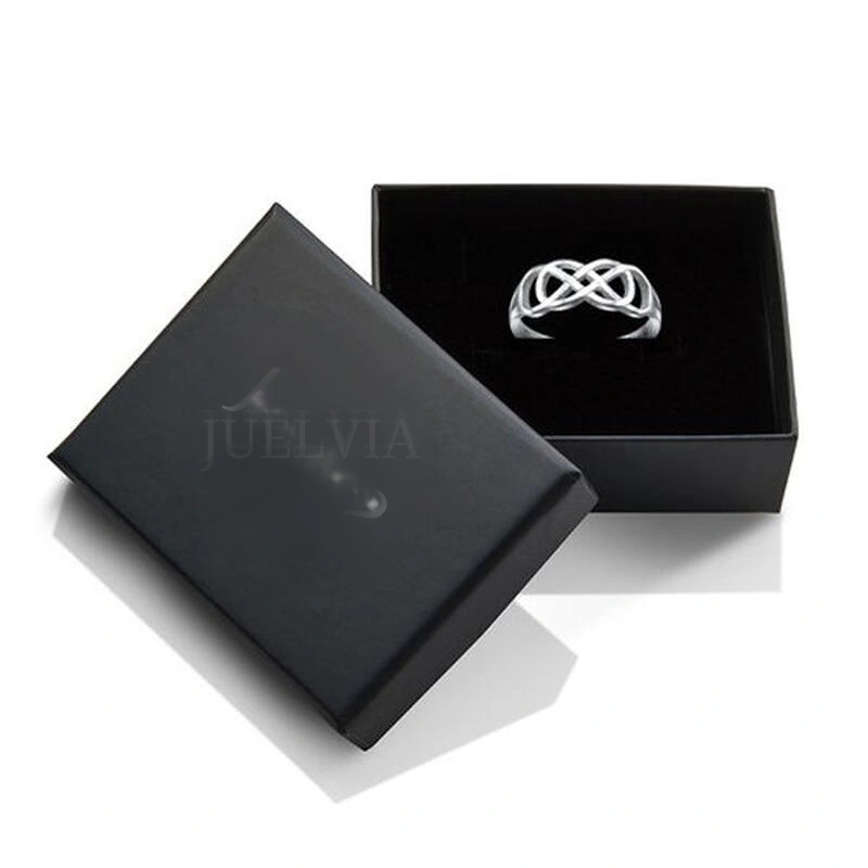 Infinity Ring With Inner Engraving Sterling Silver – view 2