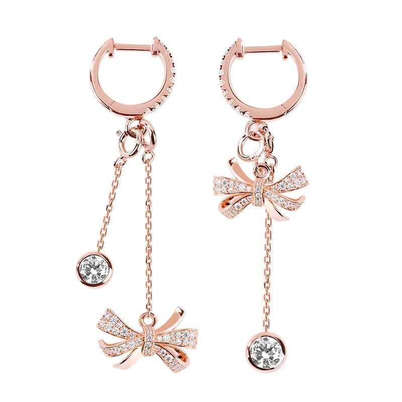 Knot Sterling Silver Mismatched Earrings