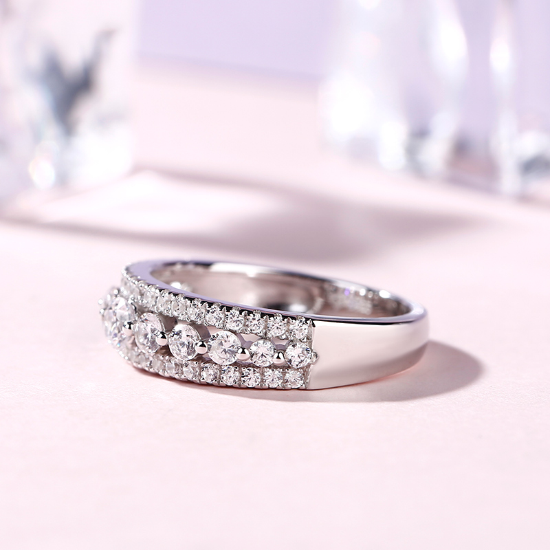 Silver Eternity Ring US