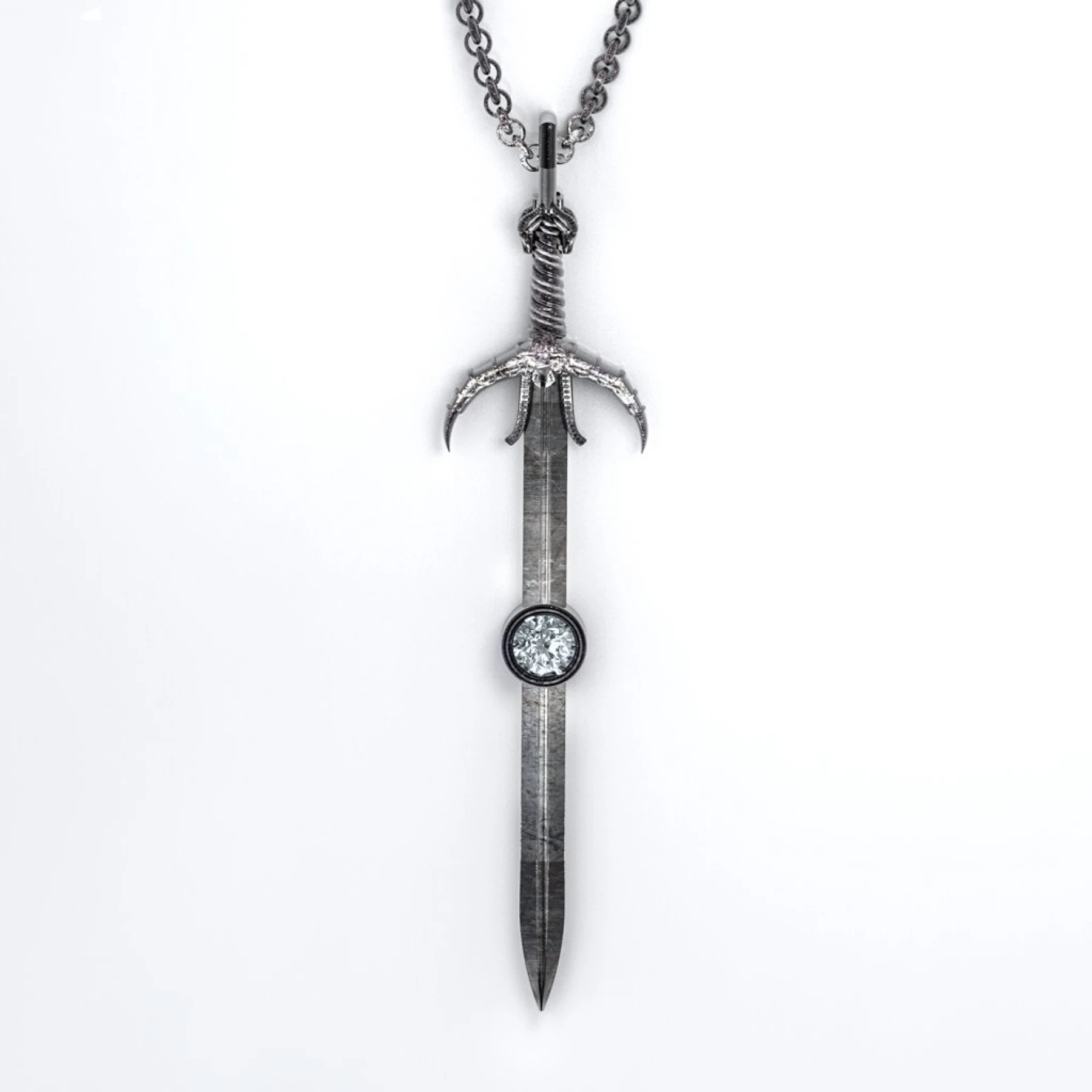 Carmilla - Sword of Hastur Pendant with Gemstone - view 1