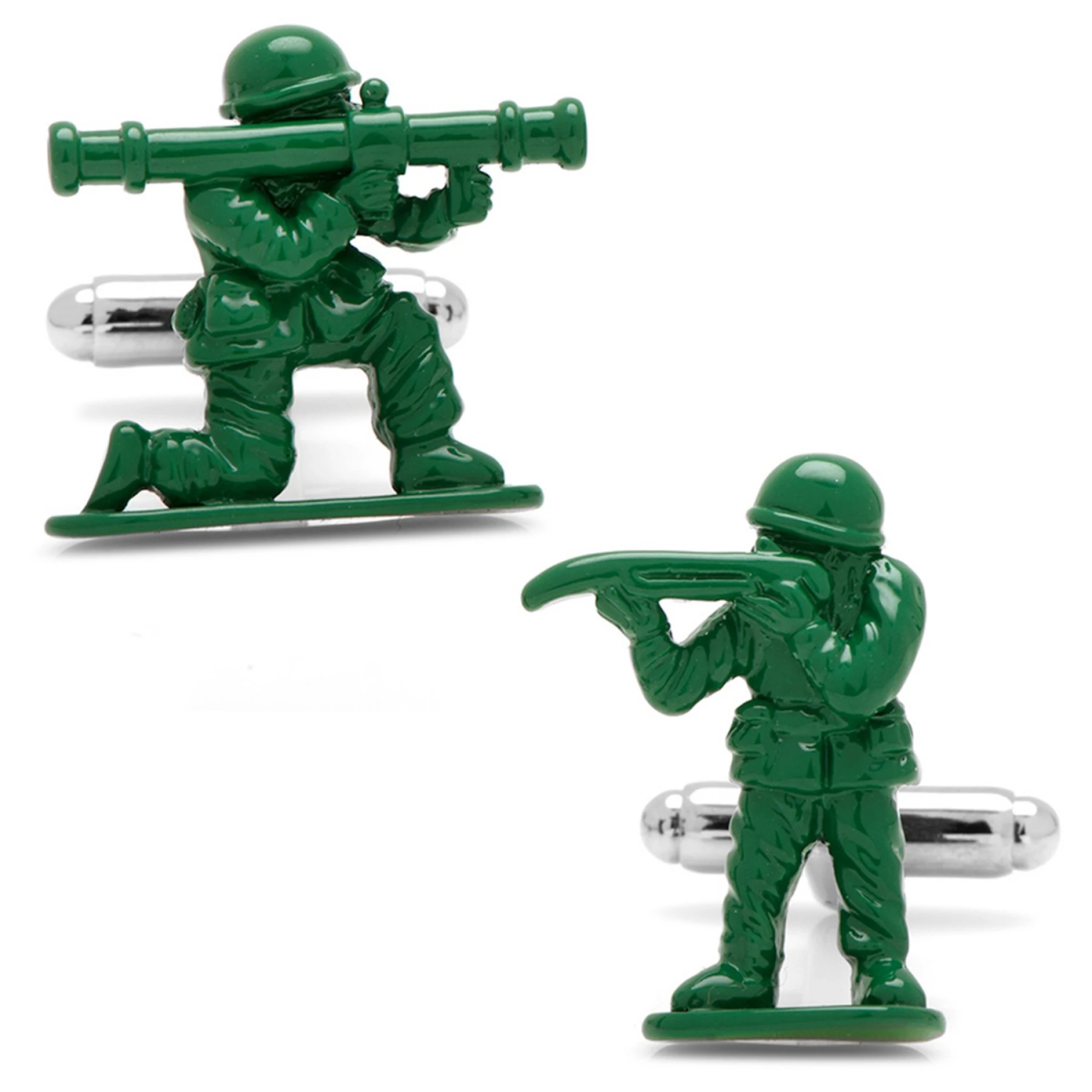 Green Army Men Cufflinks
