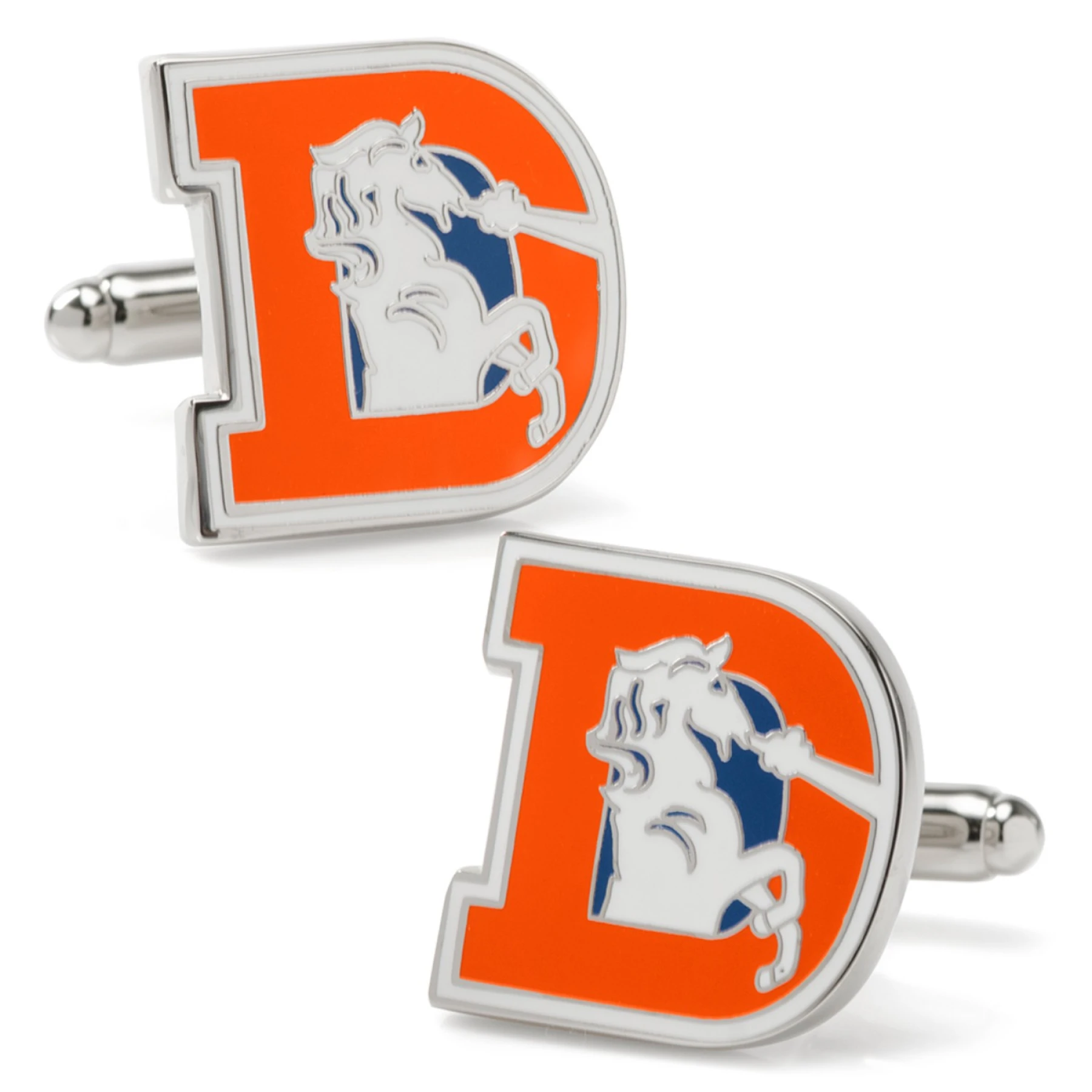 NFL- Vintage Denver Broncos Helmet Cufflinks