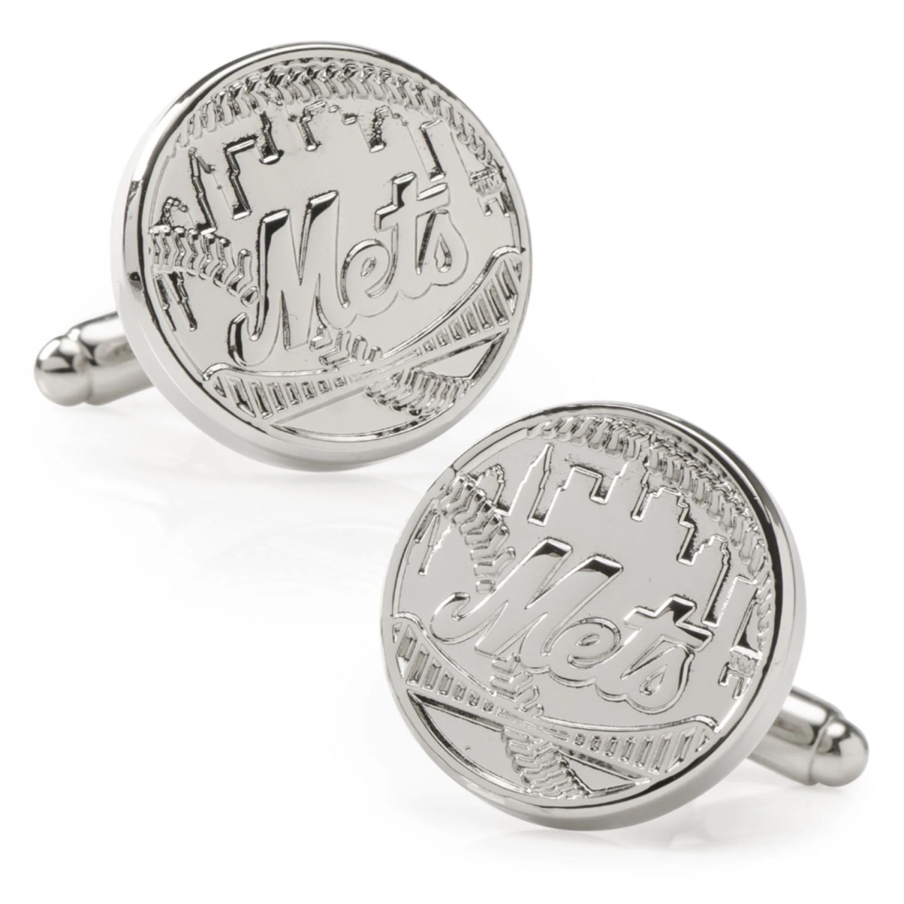 MLB- Silver Edition NY Mets Cufflinks - view 1