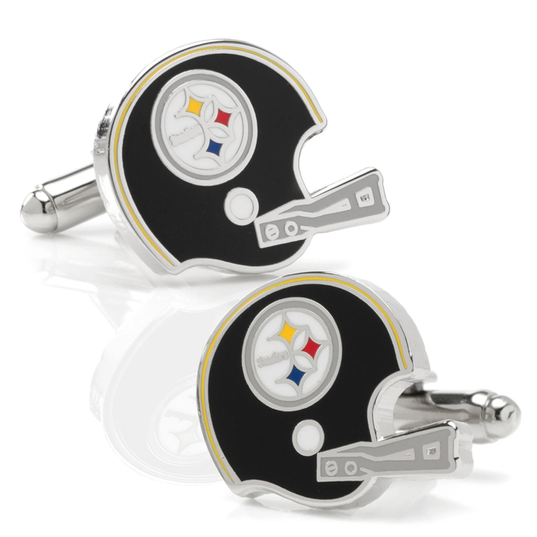 NFL- Retro Pittsburgh Steelers Helmet Cufflinks