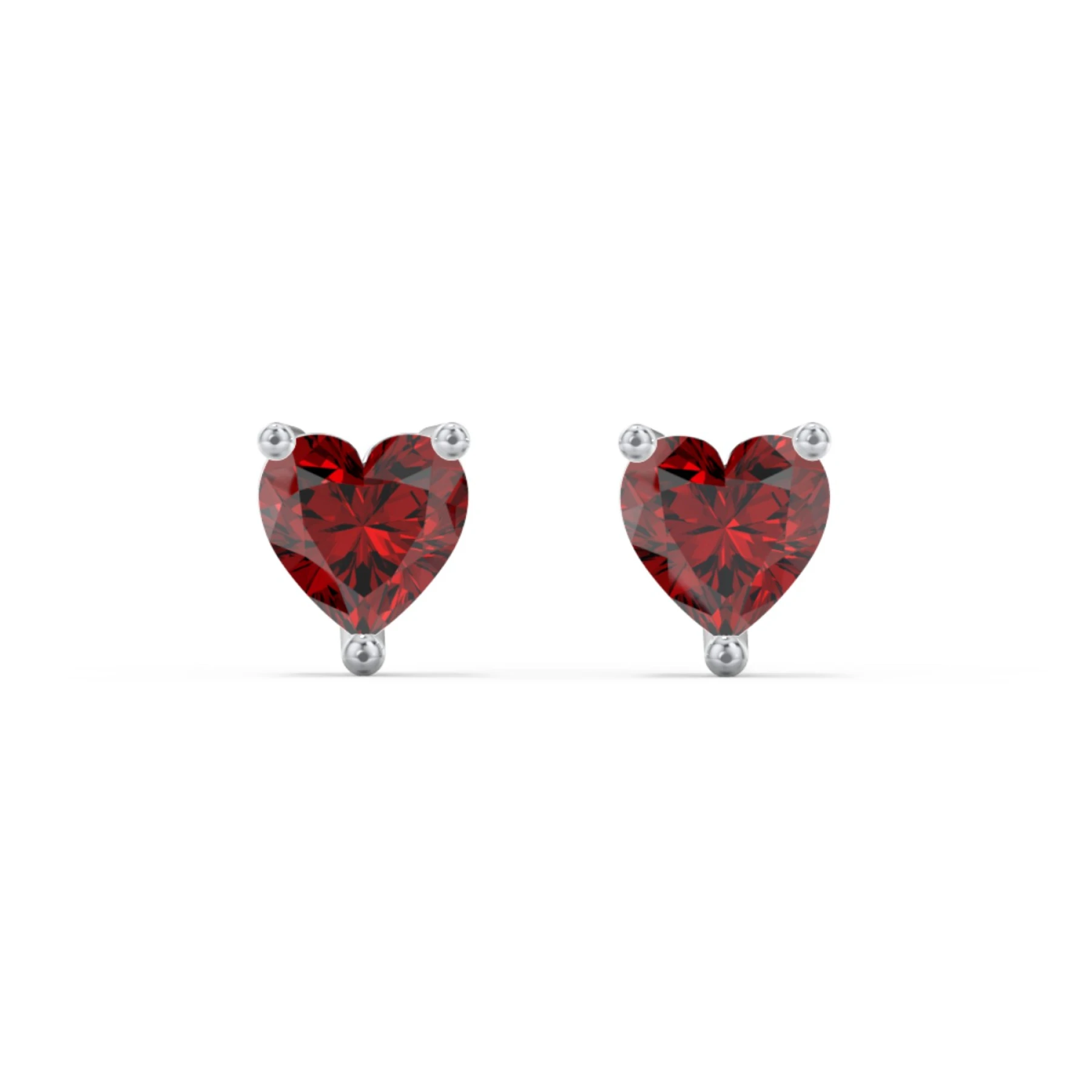 Heart Stud Earrings