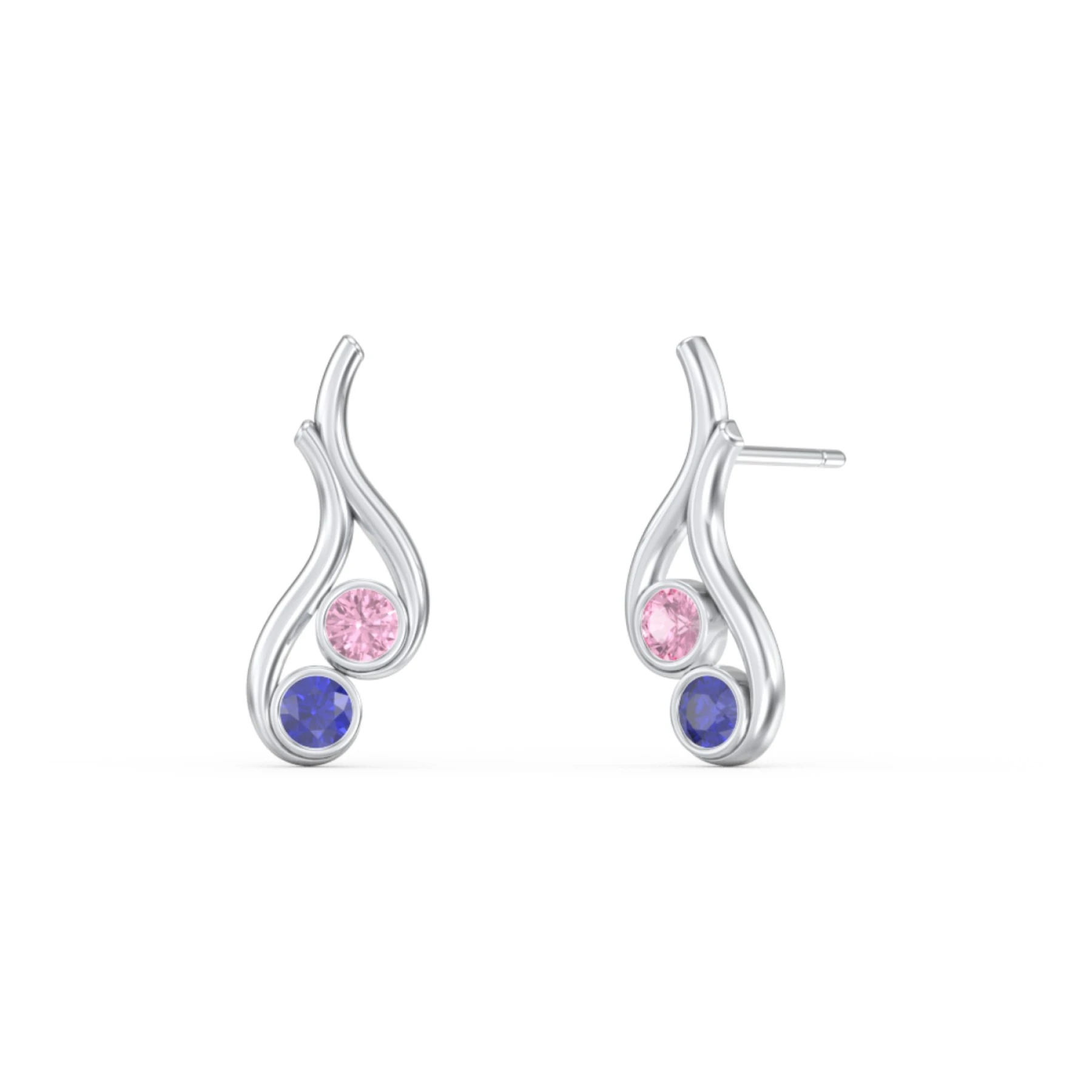 Multi Stone Raindrop Earrings