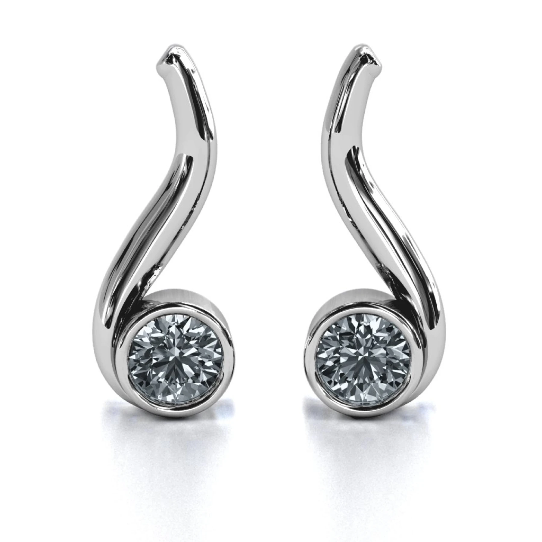 Swirl Drop Earrings