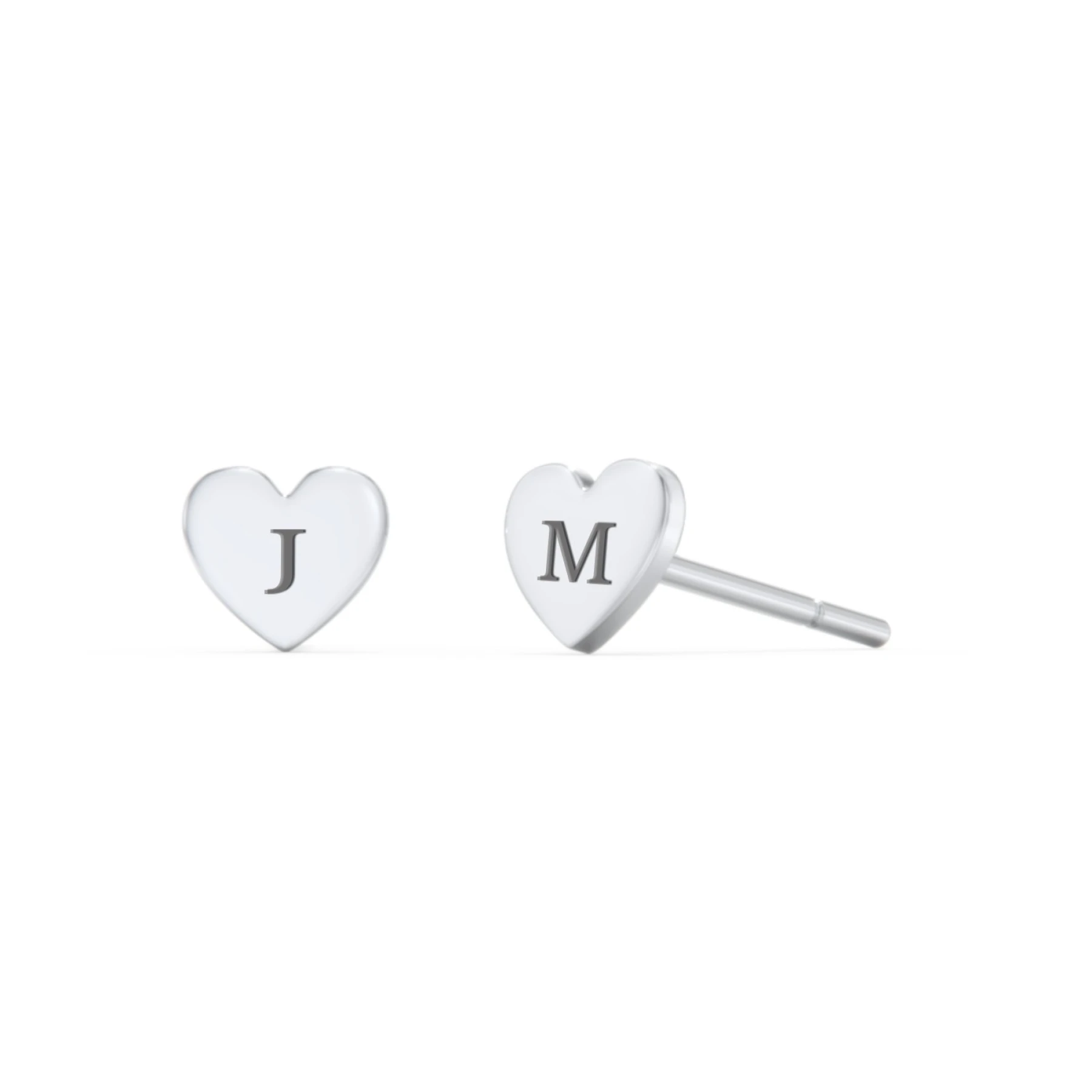 Heart Shape Stud Earrings