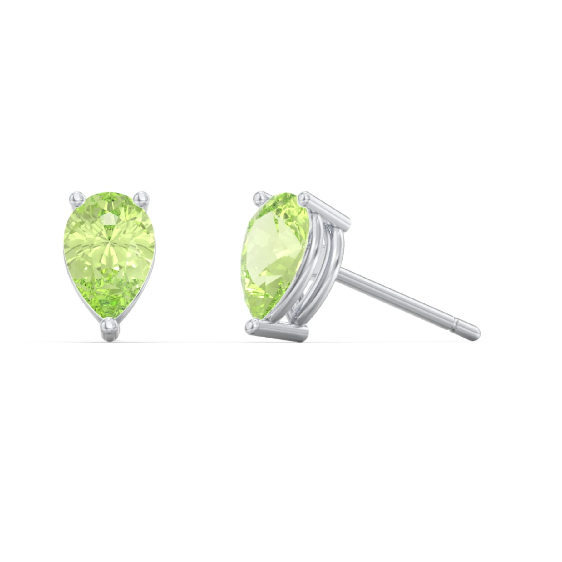 Classic Pear Cut Stud Earrings