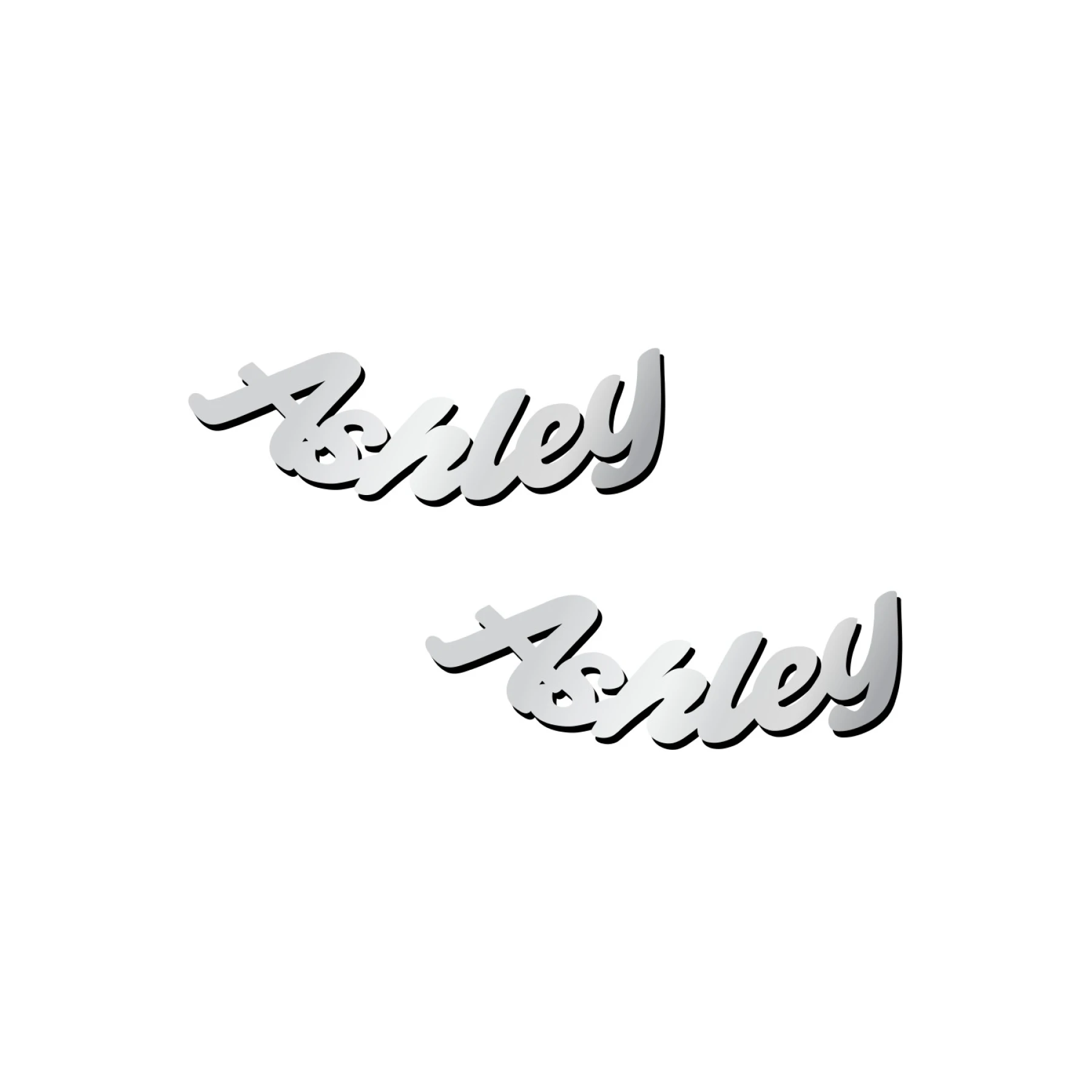 Personalized Name Stud Earrings