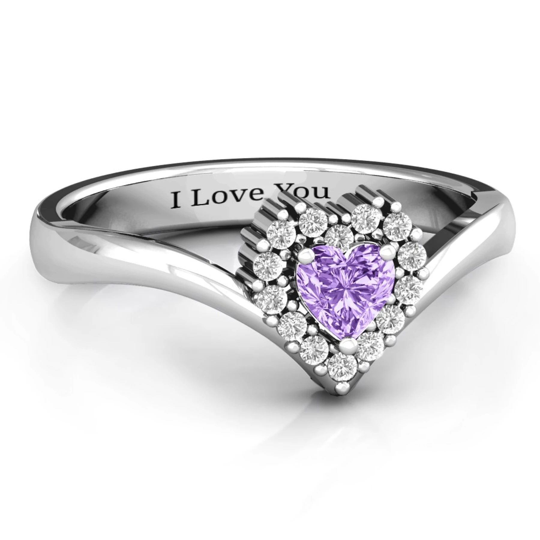 Peak of Love Ring - view 1