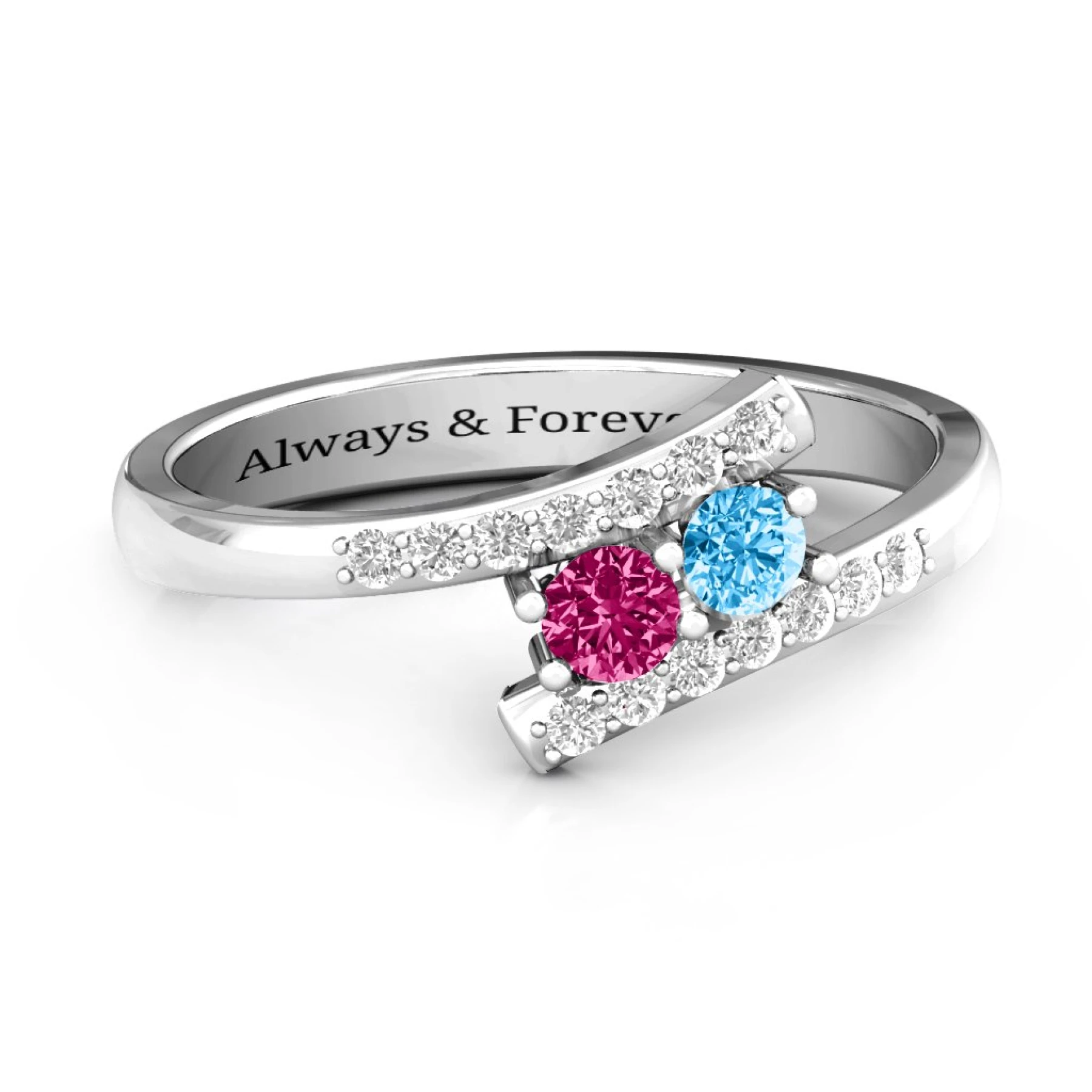 Moment We Met Two Stone Ring - view 1