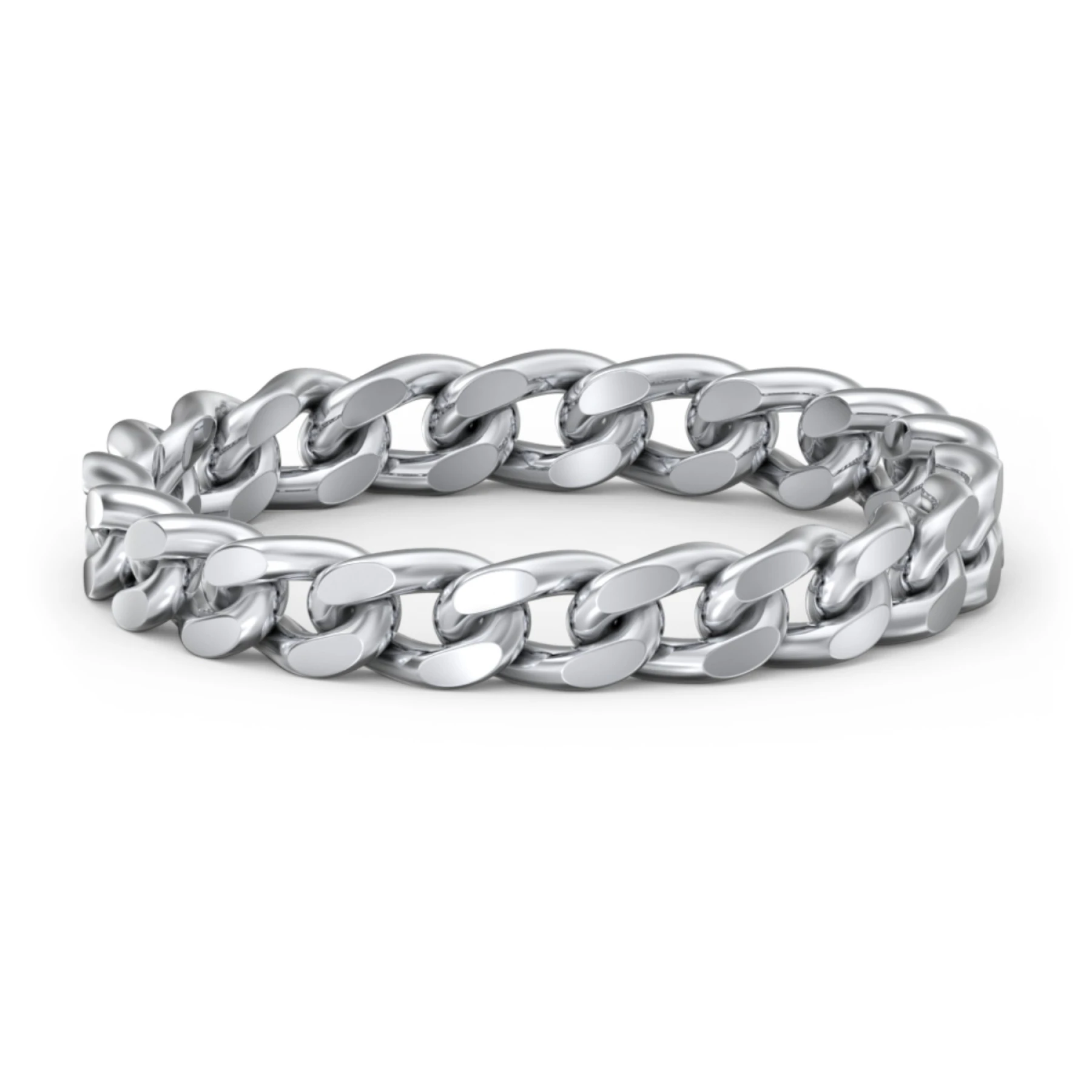 Curb Link Chain Ring - view 1