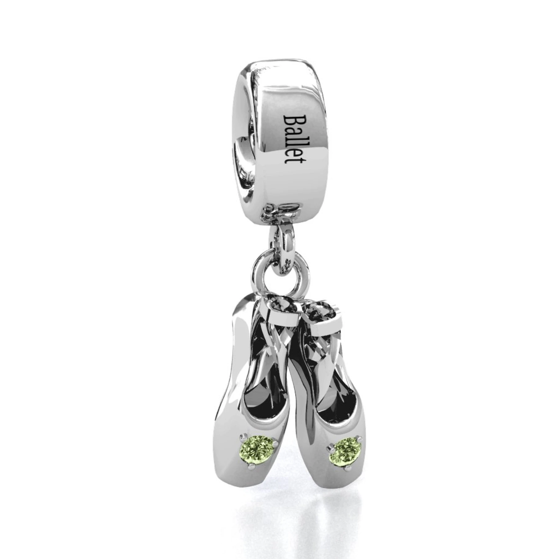 Enchanted Ballet Shoes Bracelet Charm - view 1