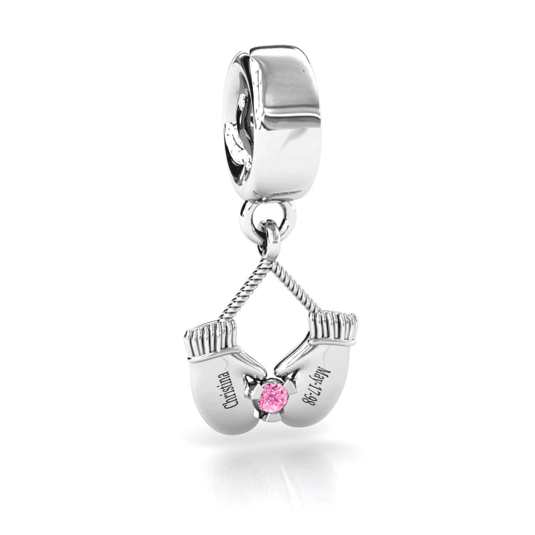 Smitten for Mittens Bracelet Charm - view 1