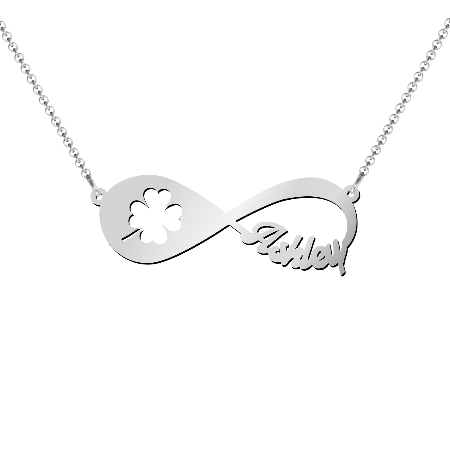 Lucky Me Infinity Name Necklace