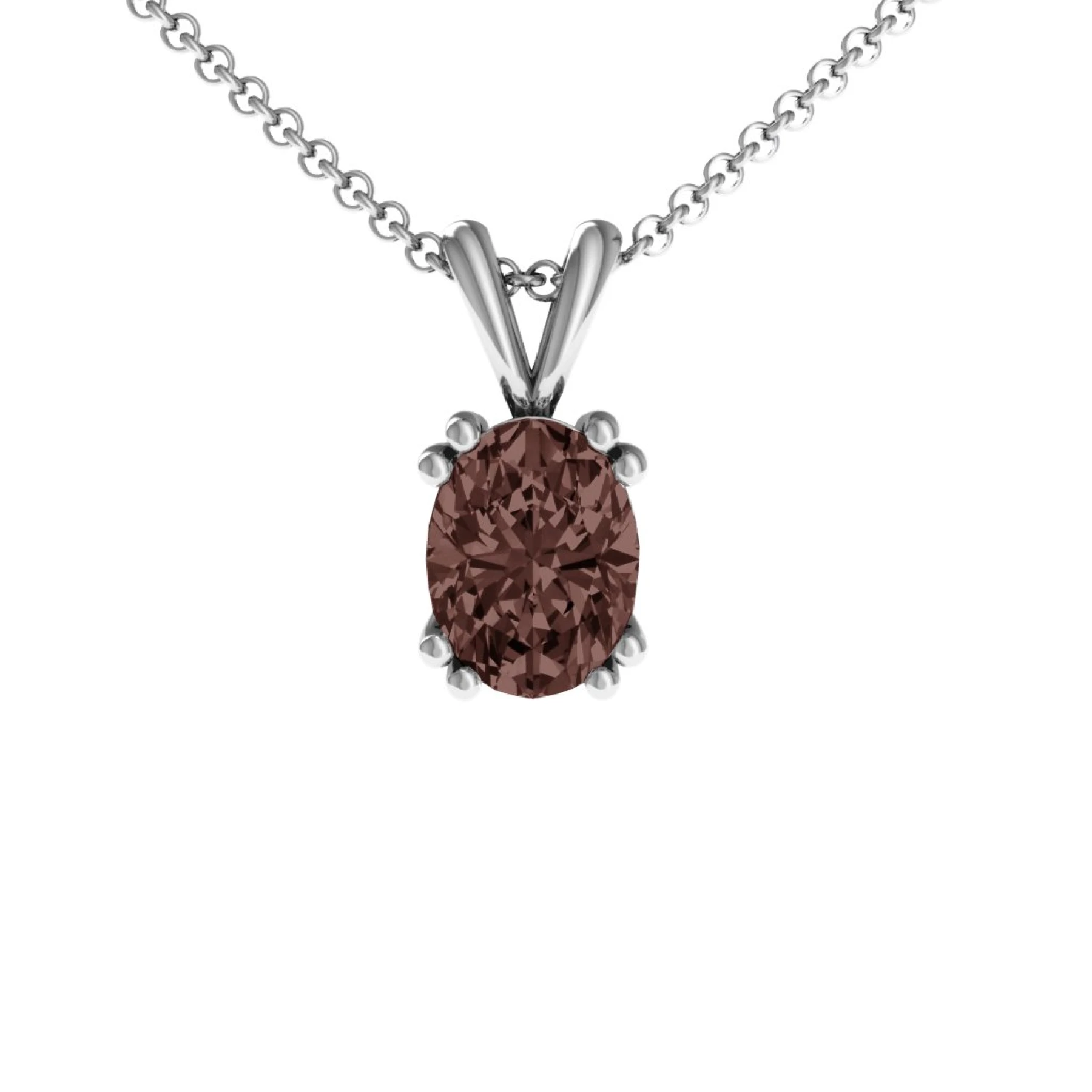 Angelic Oval Cut Pendant
