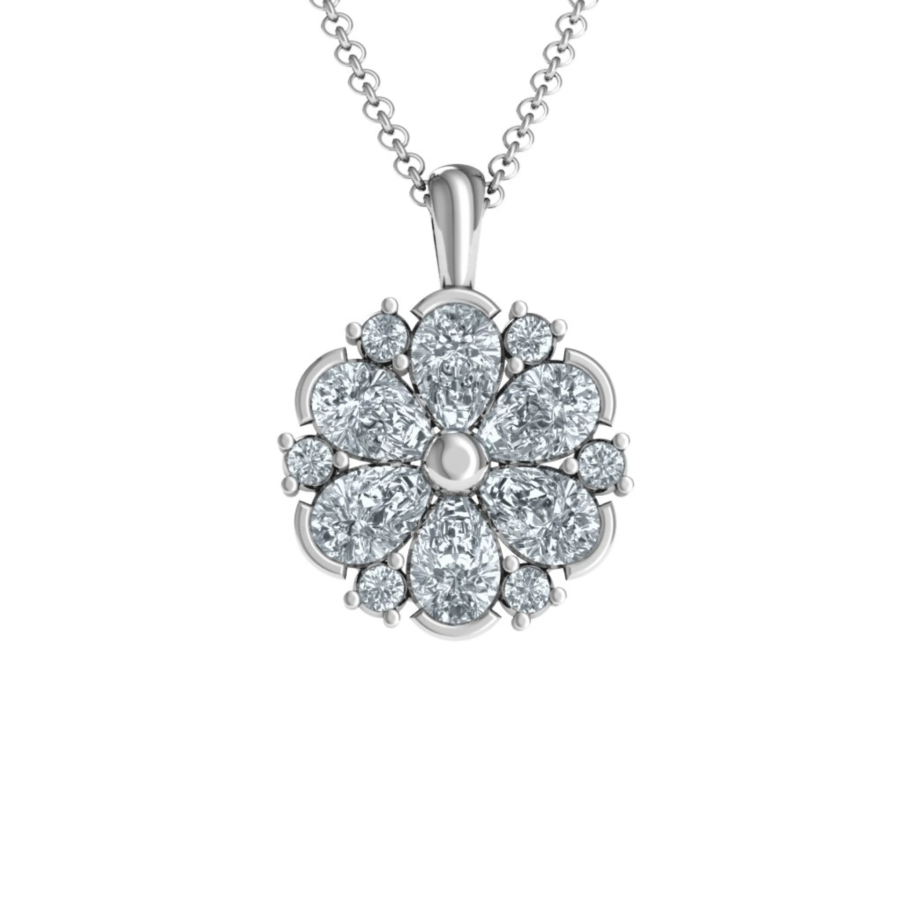 Daisy Cluster Pendant