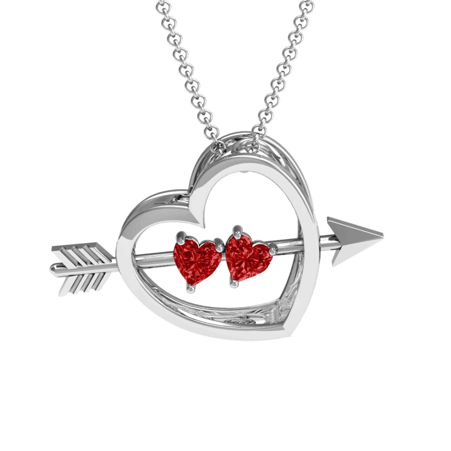 Meant to Be 3-D Pendant - view 1
