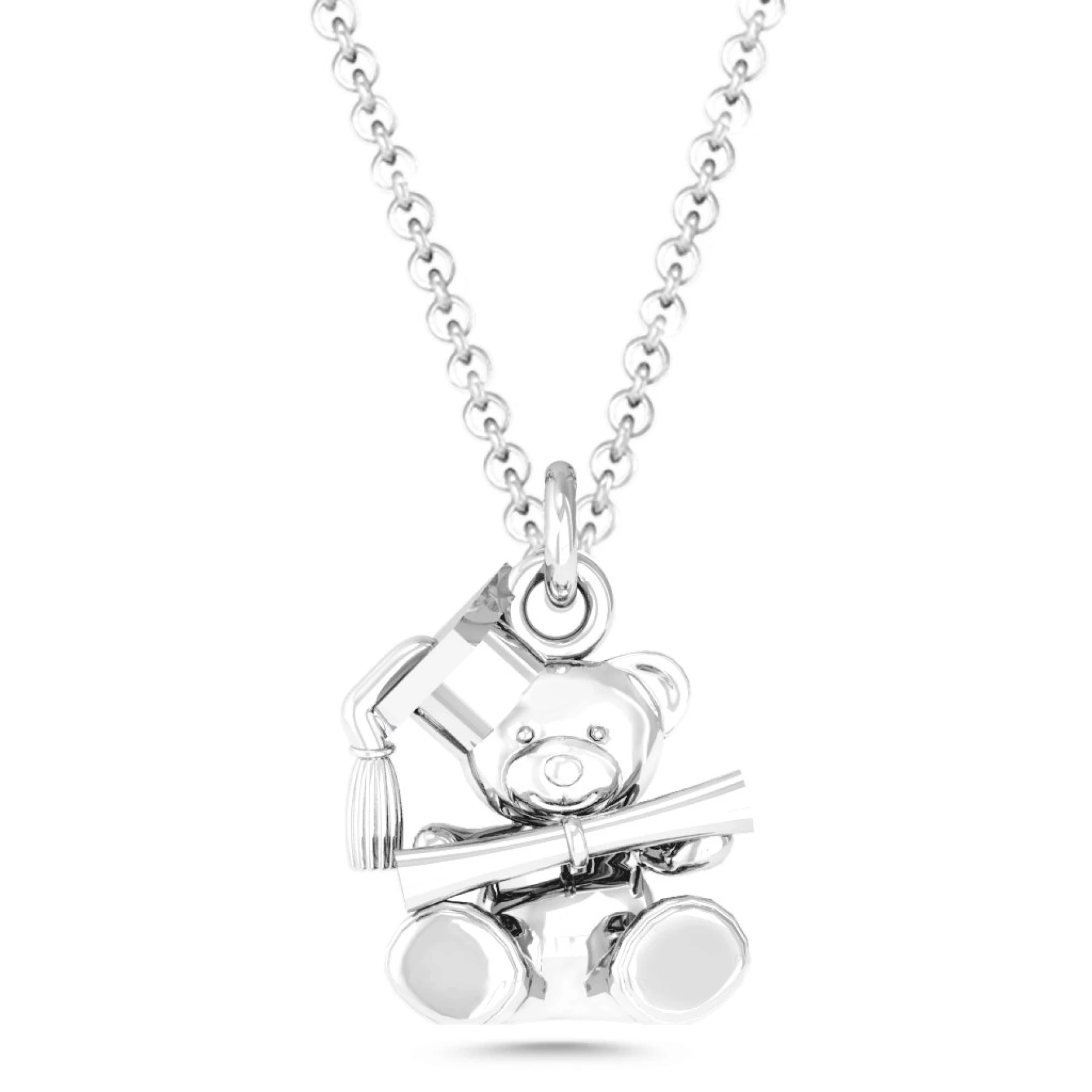 Teddy Bear Graduation Necklace - view 1