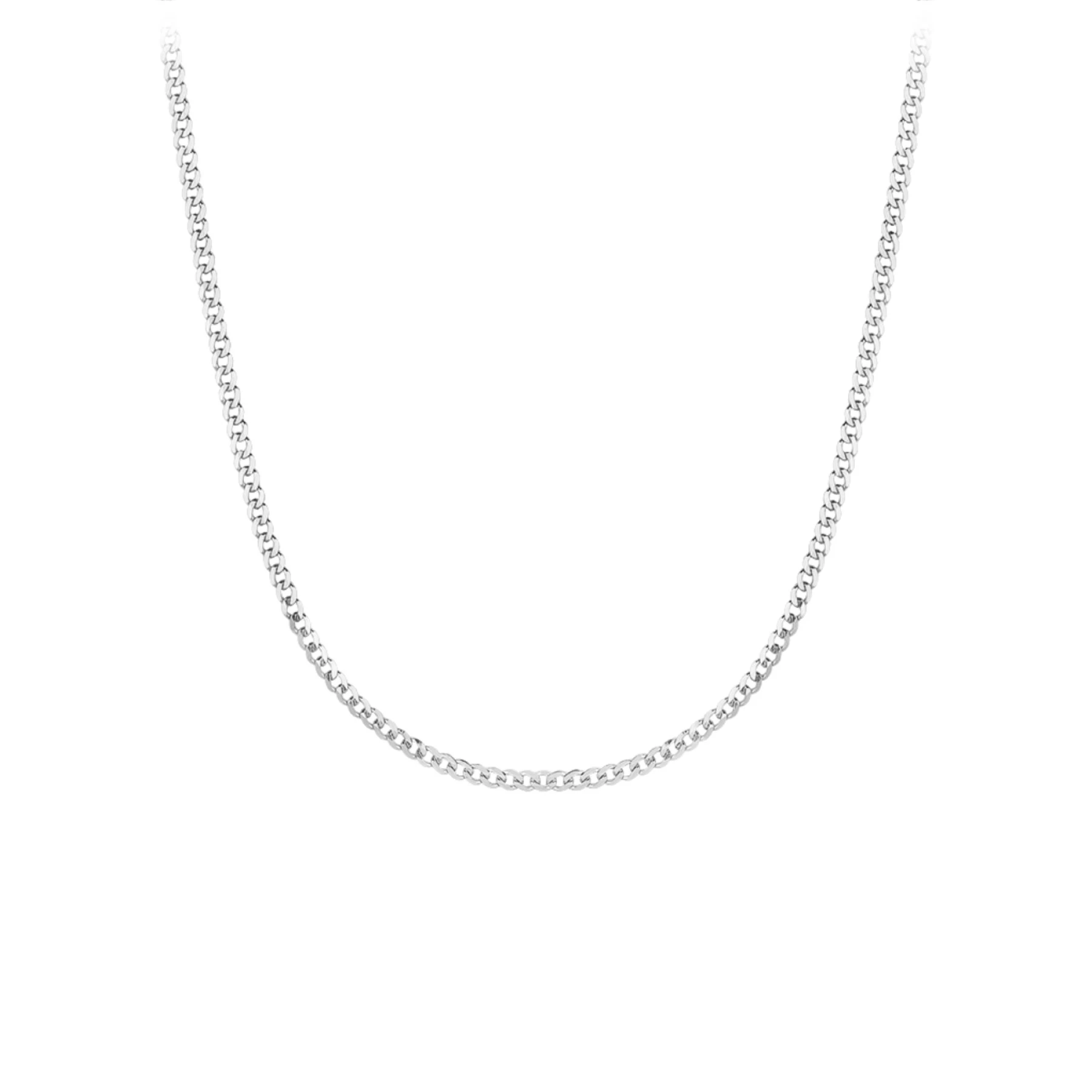14" Open Curb Chain Necklace