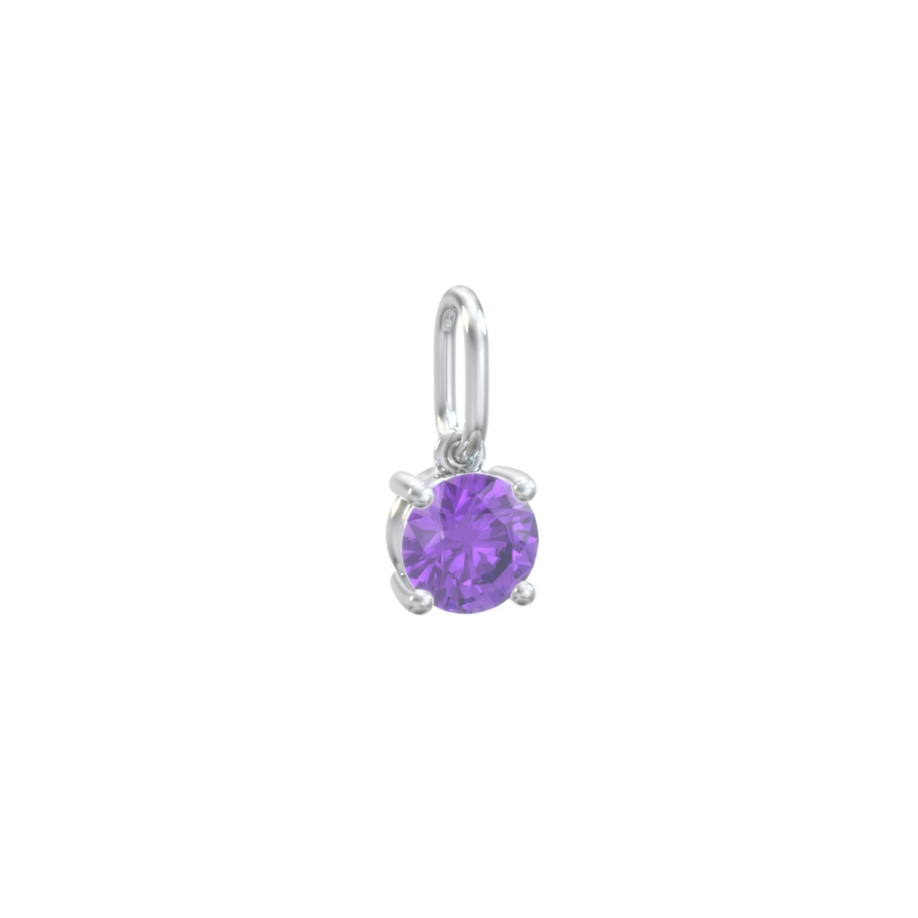 Round Gemstone Charm - view 1