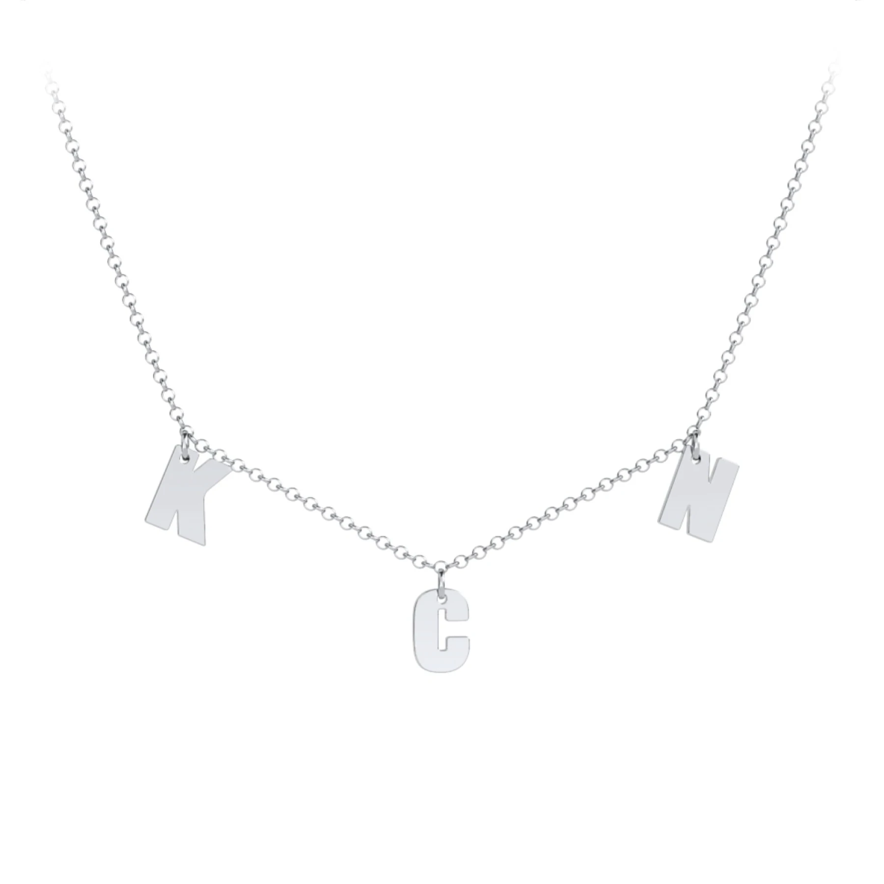 Kids Initial Necklace with 3 Letters