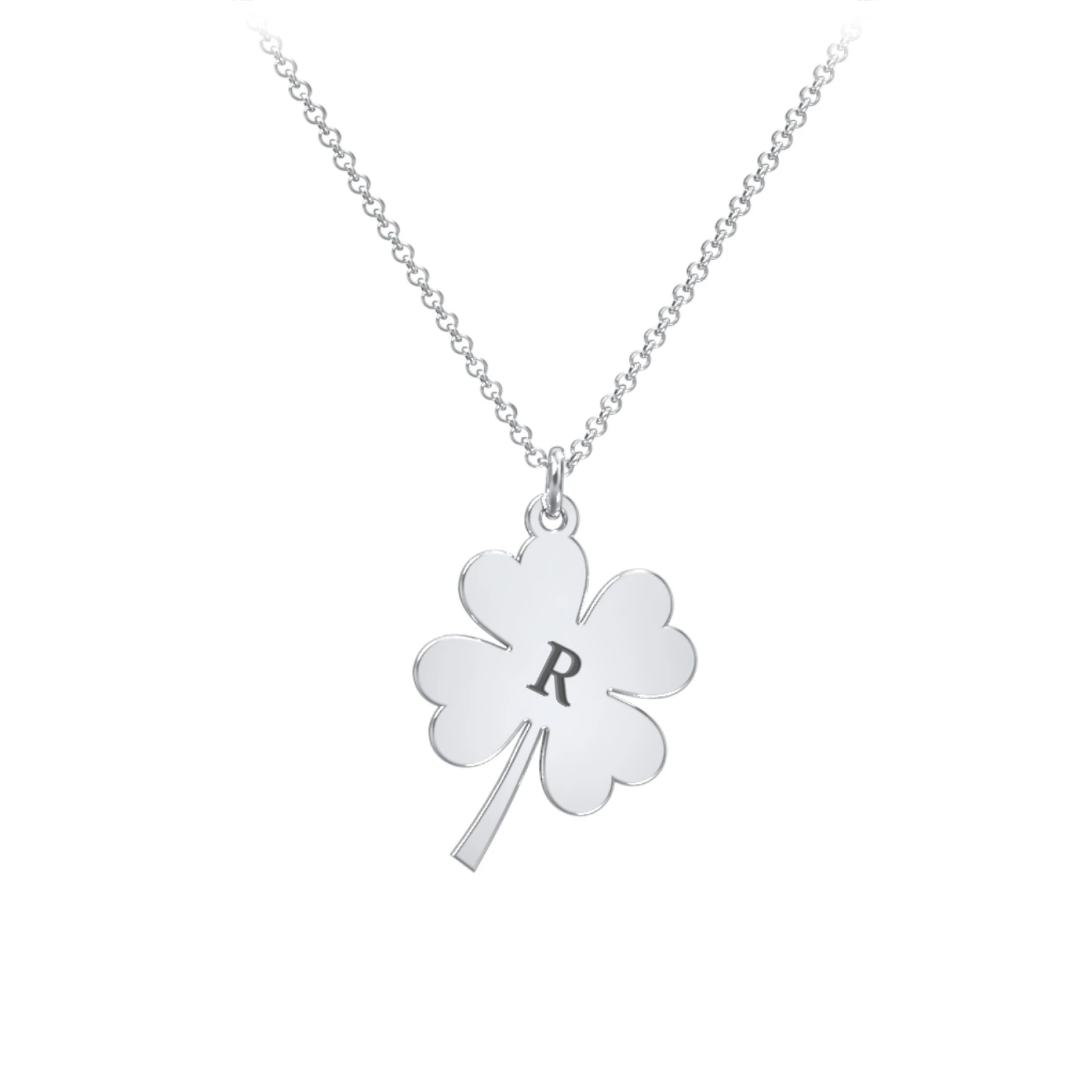 Kids Four Leaf Clover Charm Necklace