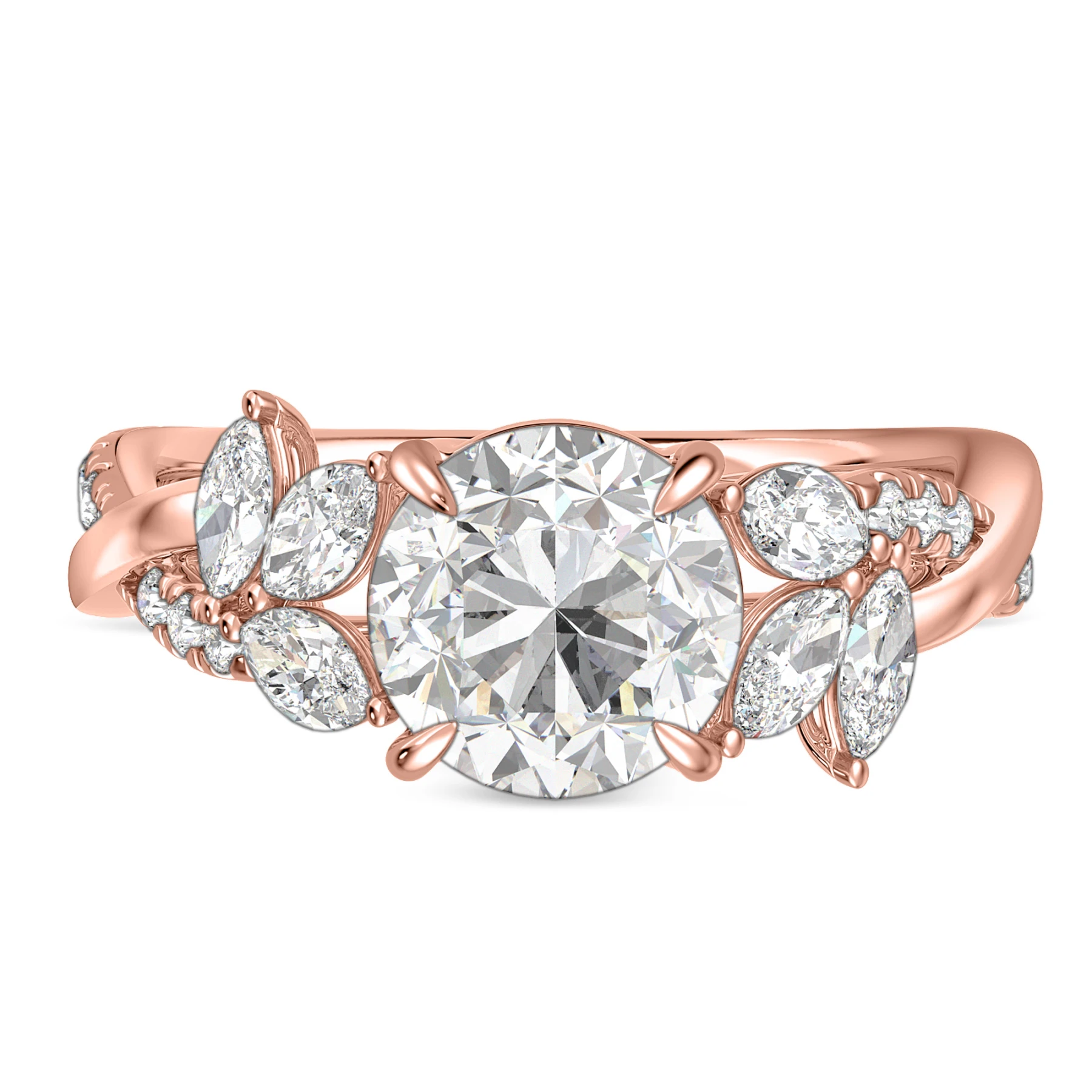 Vinea 2 3/4 ct tw. Lab Grown Diamond Round Solitaire Engagement Ring