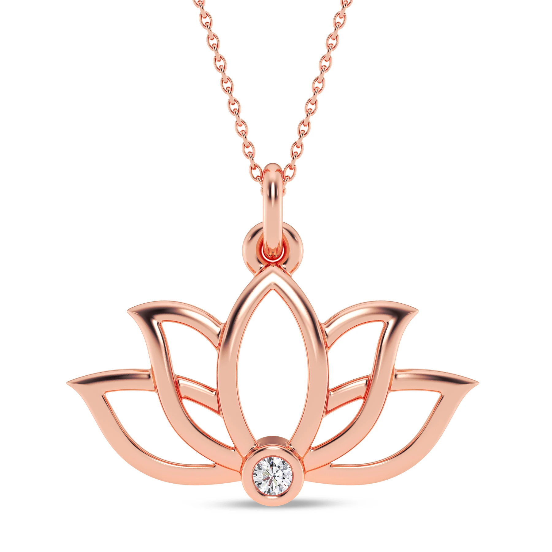Kamal 1/25 CT. T.W. Lab Grown Diamond Pendant