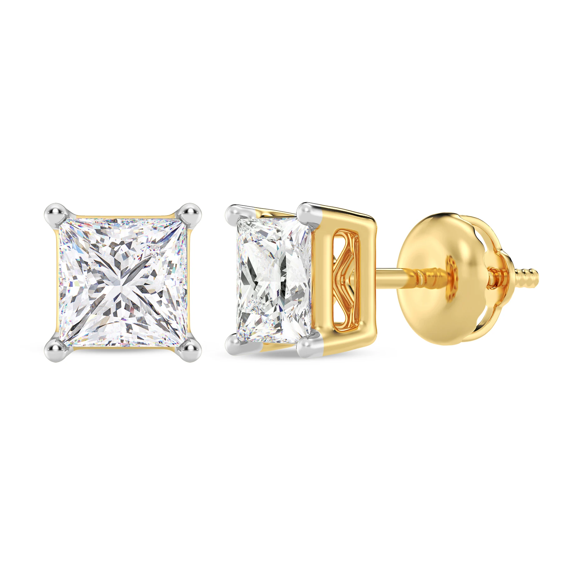 Mihi 1 CT. T.W. Lab Grown Diamond Solitaire Earring - view 1