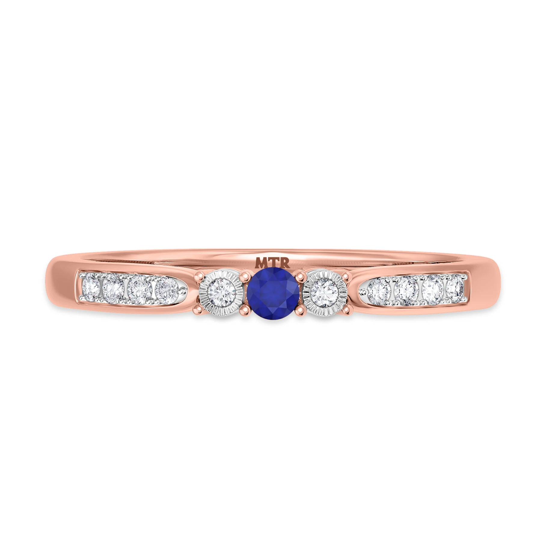 Hana 1/8 Carat T.W. and Diamond Ladies Wedding Band