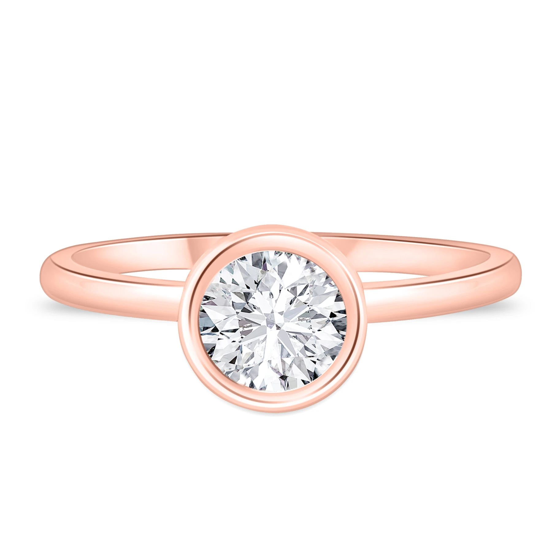 Hazel 3/4 ct tw. Diamond Round Solitaire Engagement Ring - view 1