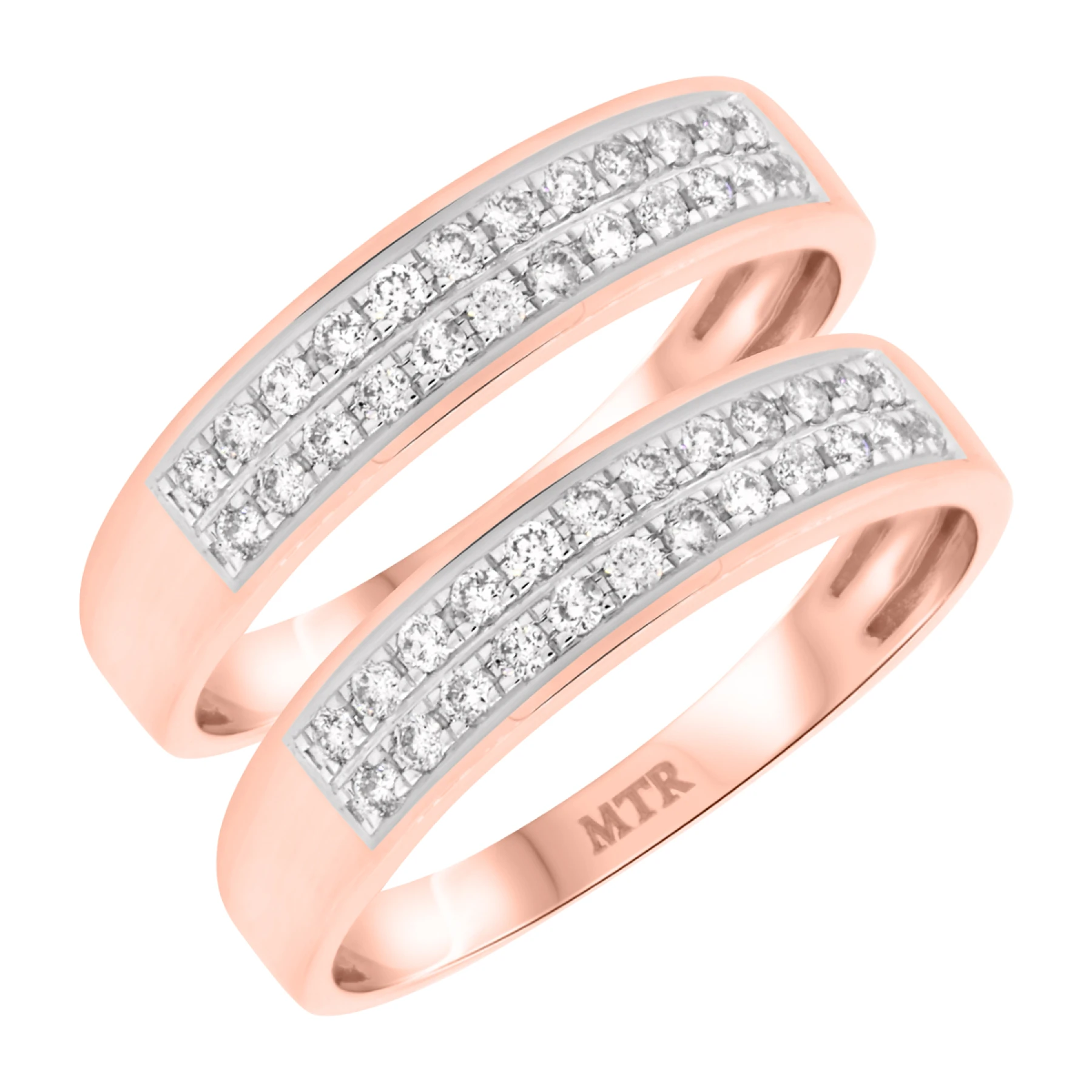 Jay 3/8 ct tw. Diamond Same Sex Ladies Band Set - view 1