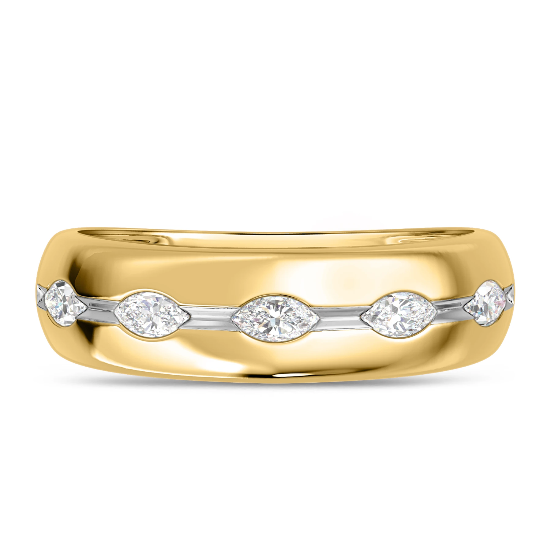 Jiana 1/2 ct tw. Lab Grown Diamonds Mens Band