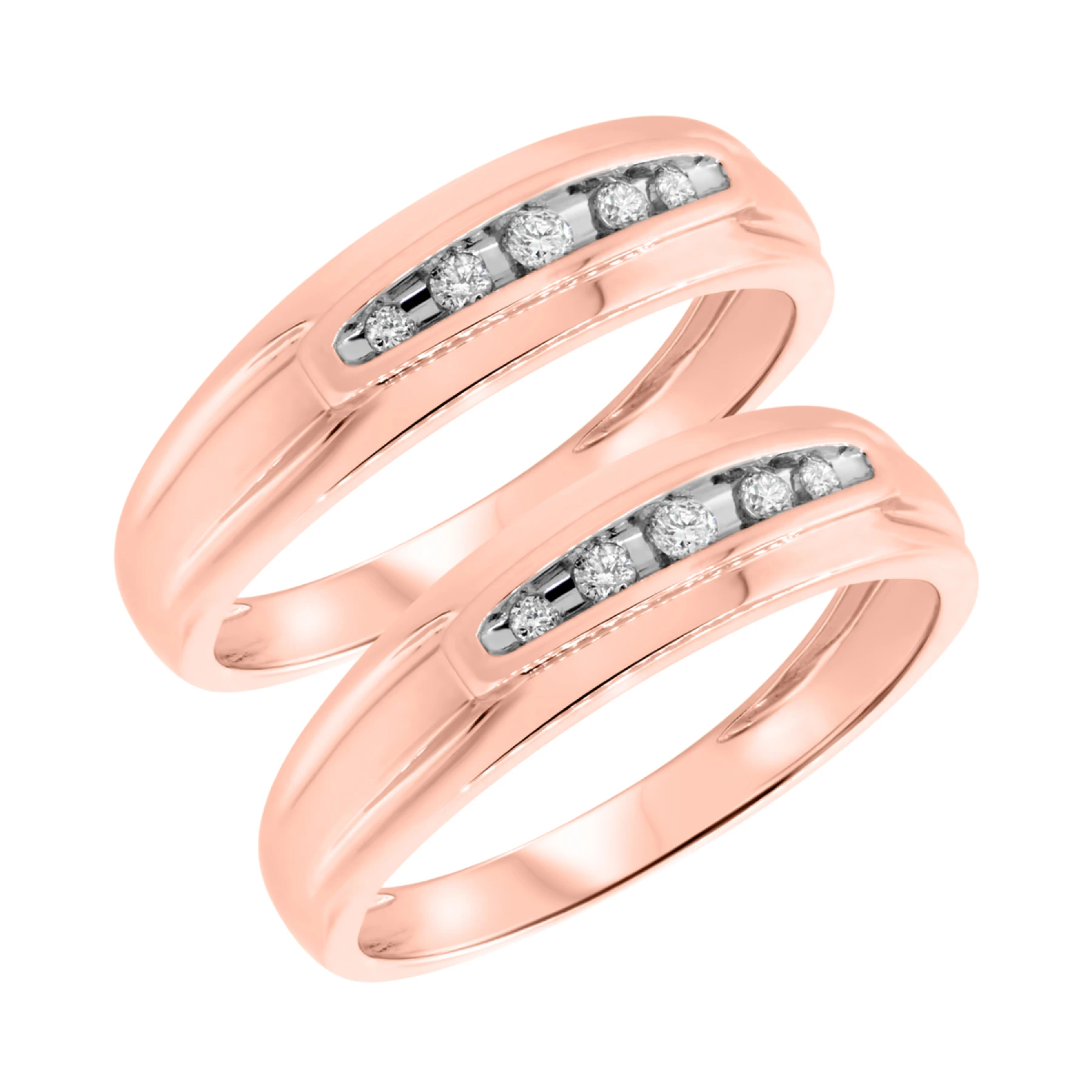 Zara 1/5 ct tw. Diamond Same Sex Mens Band Set - view 1