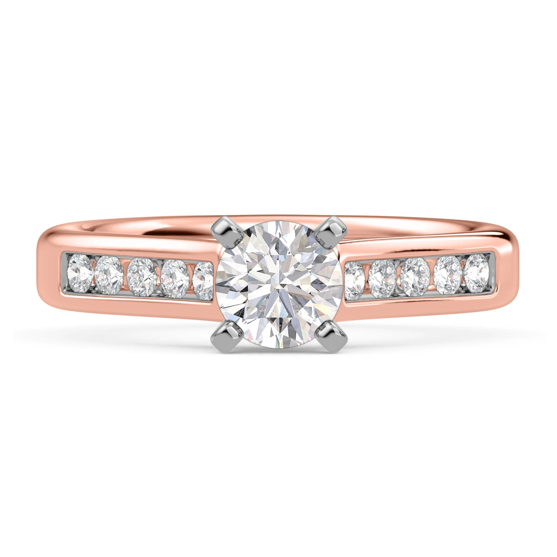 Samaria 1 ct tw. Lab Grown Diamond Round Solitaire Engagement Ring - view 1